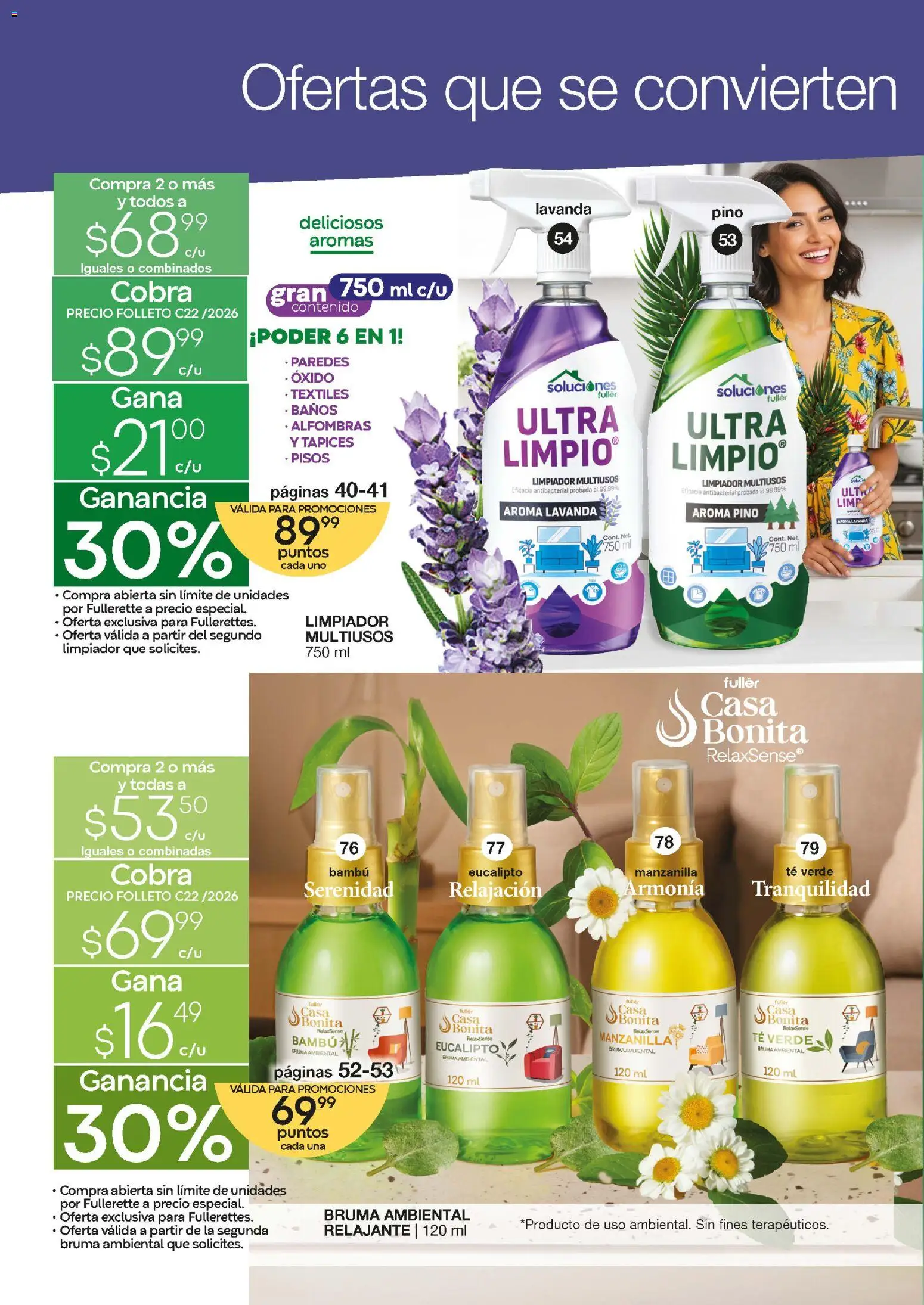 Nuevas ofertas de Fuller válidas en toda la República Mexicana desde el 04.02.2026. ¡Encuentra las mejores ofertas en Fuller Revista Gana Más C22! | Página: 12