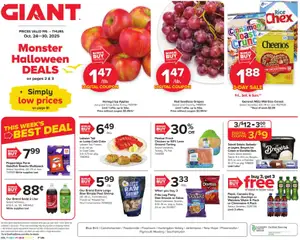 Preview of Giant weekly ads valid from 24.10.2025