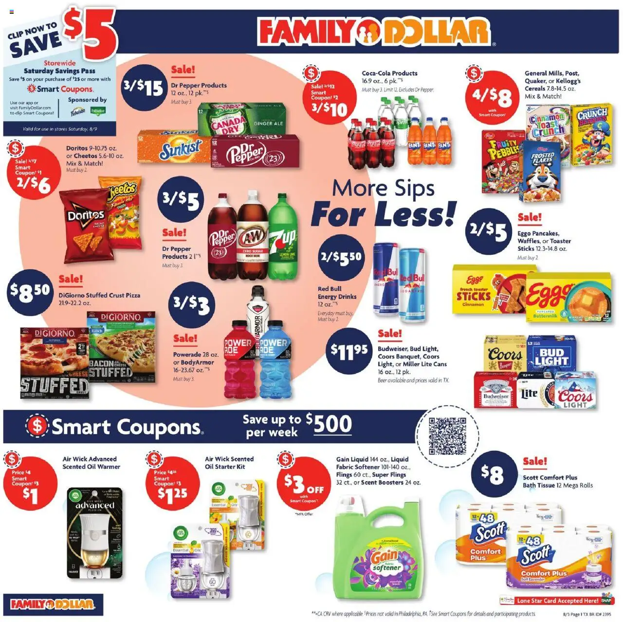 Family Dollar Weekly Ad - valid from 03.08.2025 | Page: 1
