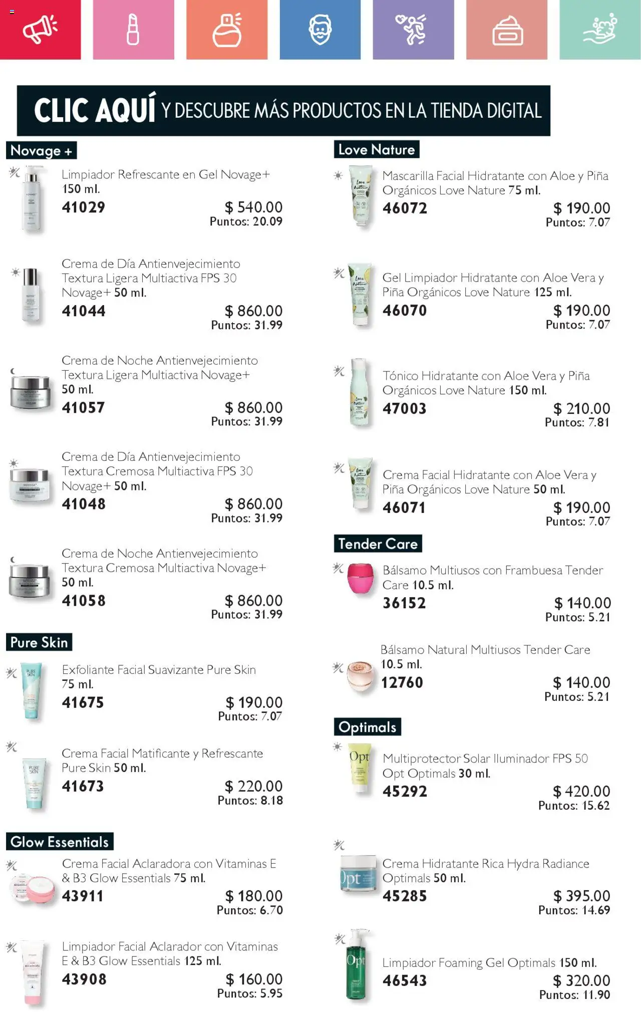 Nuevas ofertas de Oriflame válidas en toda la República Mexicana desde el 02.08.2025. ¡Encuentra las mejores ofertas en Oriflame - Campaña 11 2025! | Página: 50 | Productos: Exfoliante facial, Suavizante, Limpiador, Vitaminas