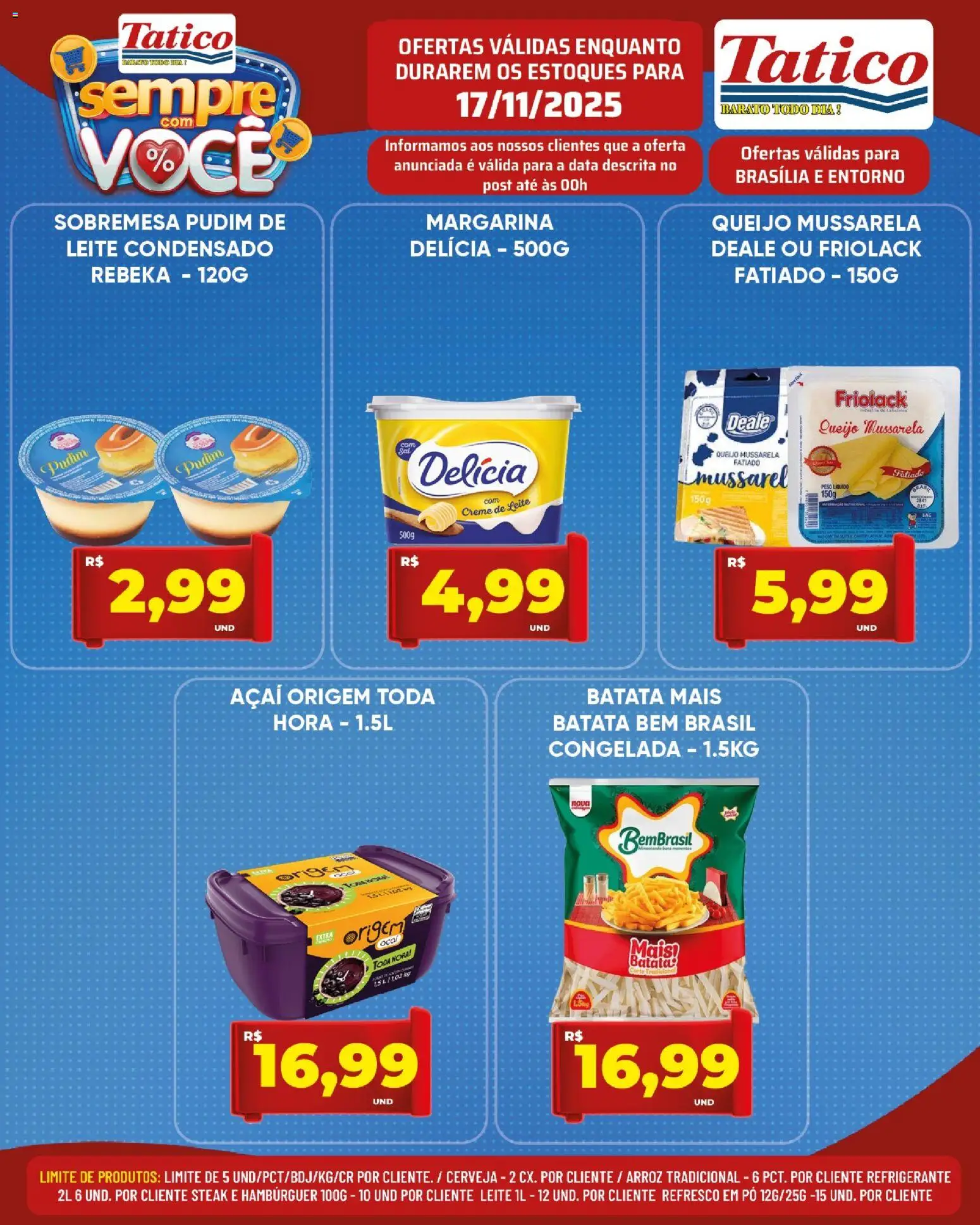 Tatico Folheto - válido de 17.11.2025 | Página: 8 | Produtos: Pó, Leite, Refrigerante, Creme de leite
