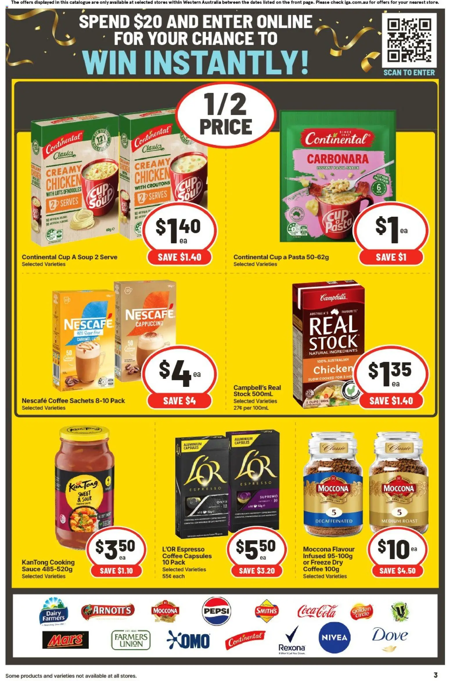 IGA catalogue - valid from 22.04.2026 | Page: 3 | Products: Shelf, Toilet, Pepsi, Ice cream