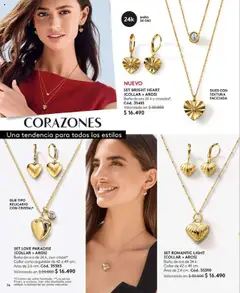 Catálogo Ésika Campaña 13 │ válido desde el 29.07.2025 | Página: 74 | Productos: Baño, Collar, Aros, Dije