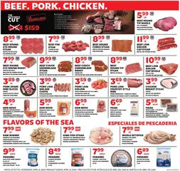 Preview of Sedano's weekly ads valid from 08.04.2026 | Page: 3 | Products: Cheese, Ham, Beef, Cap
