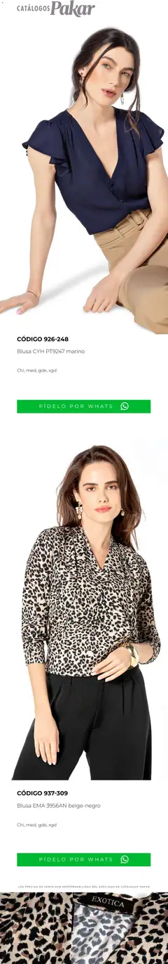 Vista previa de SC Pakar catálogo Vámonos De Fiesta, nuevo folleto de la tienda, válido en México a partir del 21.11.2025 | Página: 6 | Productos: Blusa