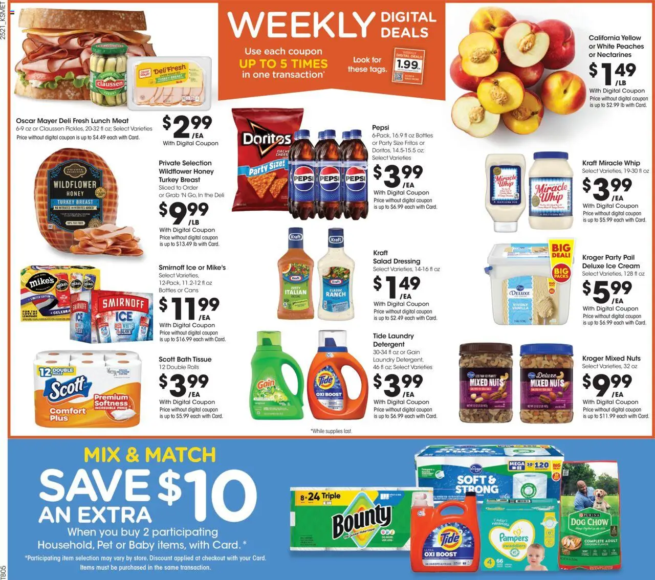 King Soopers Weekly Ad CO - valid from 25.06.2025 | Page: 2 | Products: Picker, Detergent, Nuts, Cream
