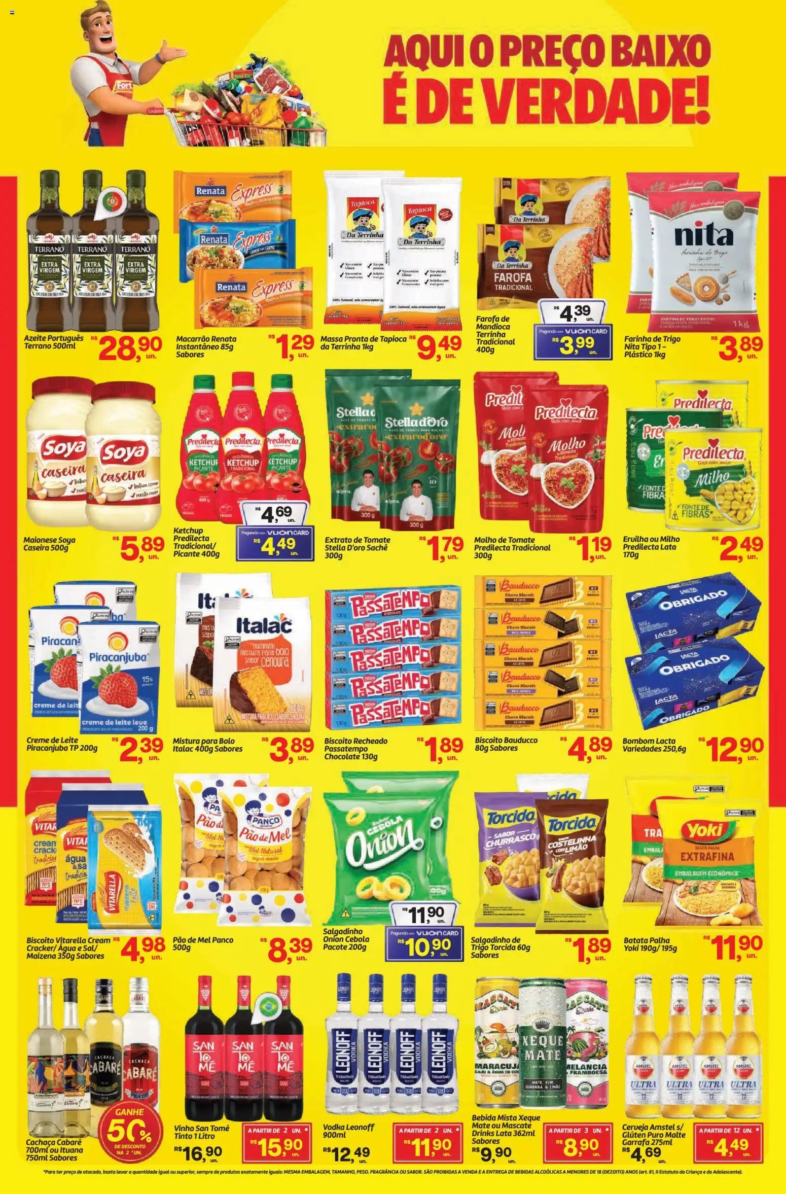 Fort Atacadista Folheto - válido de 20.04.2026 | Página: 2 | Produtos: Cebola, Farofa, Rum, Mistura para bolo