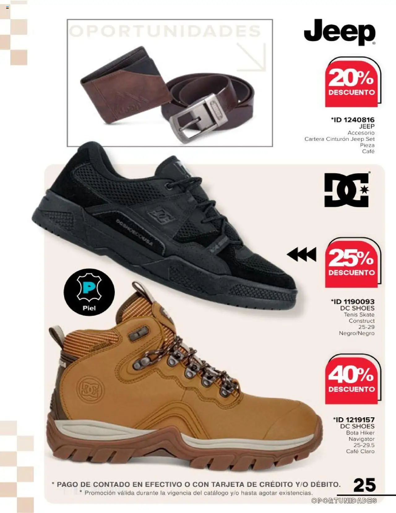 Nuevas ofertas de Price Shoes válidas en toda la República Mexicana desde el 22.05.2025. ¡Encuentra las mejores ofertas en Price Shoes -  Catálogo Oportunidades ! | Página: 25 | Productos: Tenis, Cinturón, Café