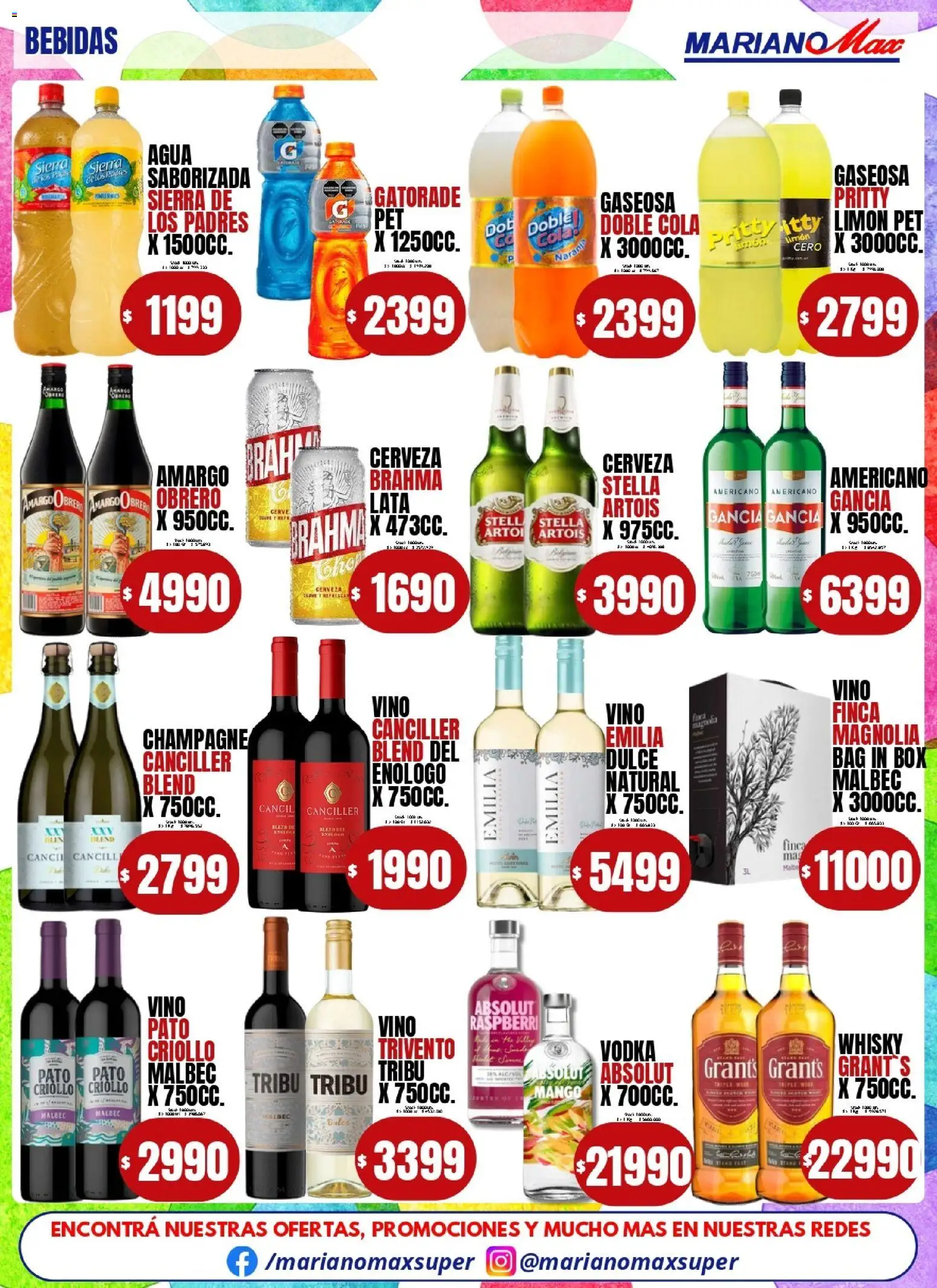 Mariano Max - Catálogo │ válido desde el 03.03.2026 | Página: 8 | Productos: Vodka, Gaseosa, Champagne, Cerveza