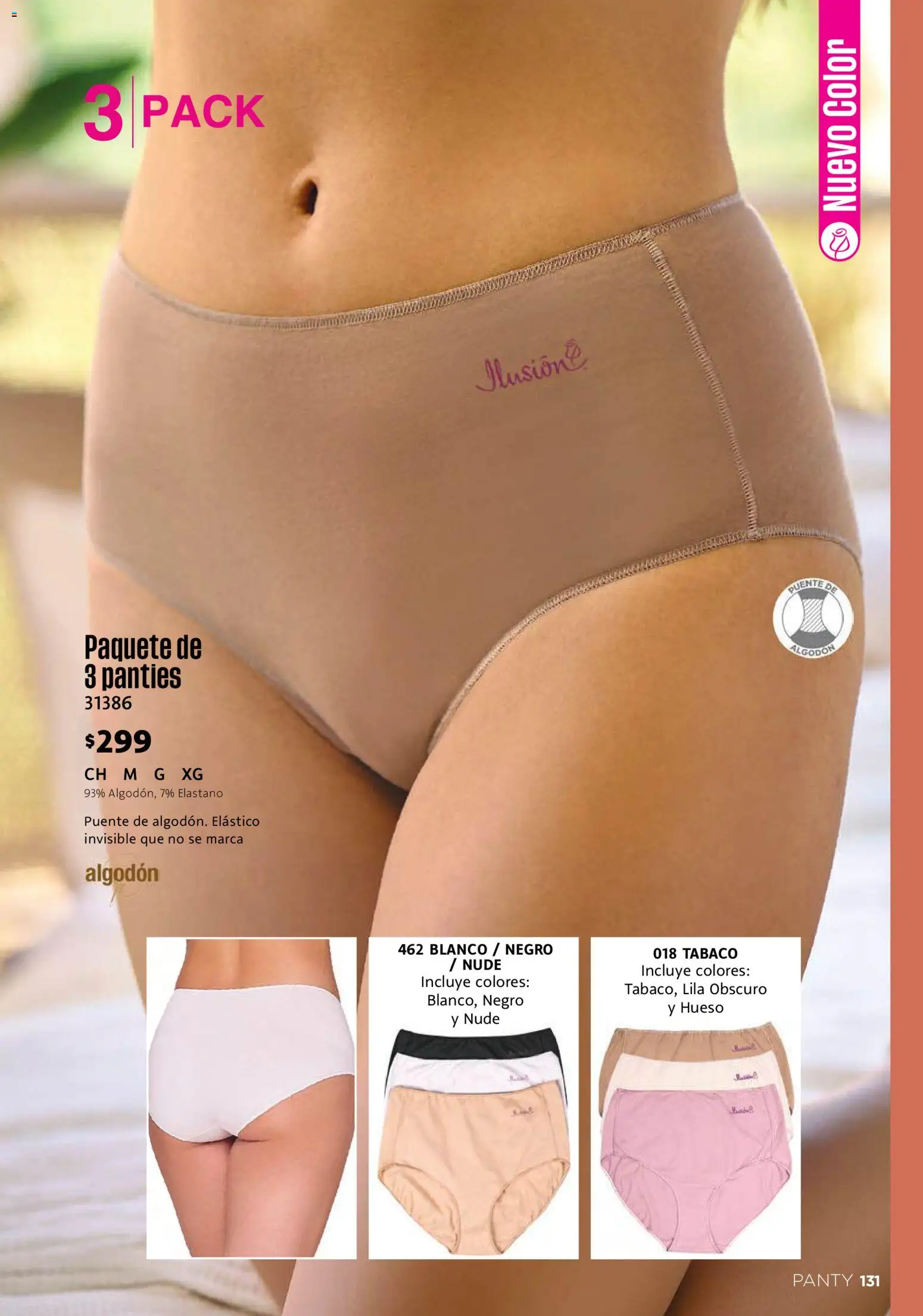 Nuevas ofertas de Ilusión válidas en toda la República Mexicana desde el 01.05.2026. ¡Encuentra las mejores ofertas en Ilusión catálogo Verano! | Página: 133 | Productos: Algodón