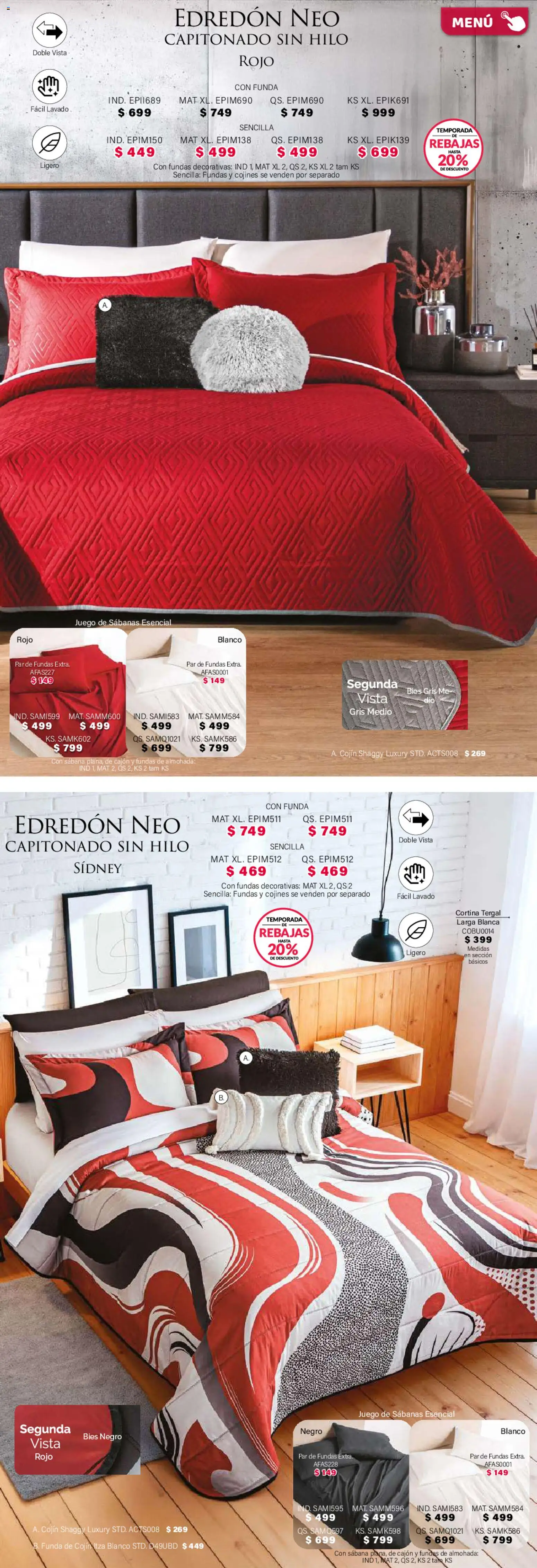 ¡El último » catálogo de Colchas Concord para Abril « está aquí! Descubre las SUPER OFERTAS. | México