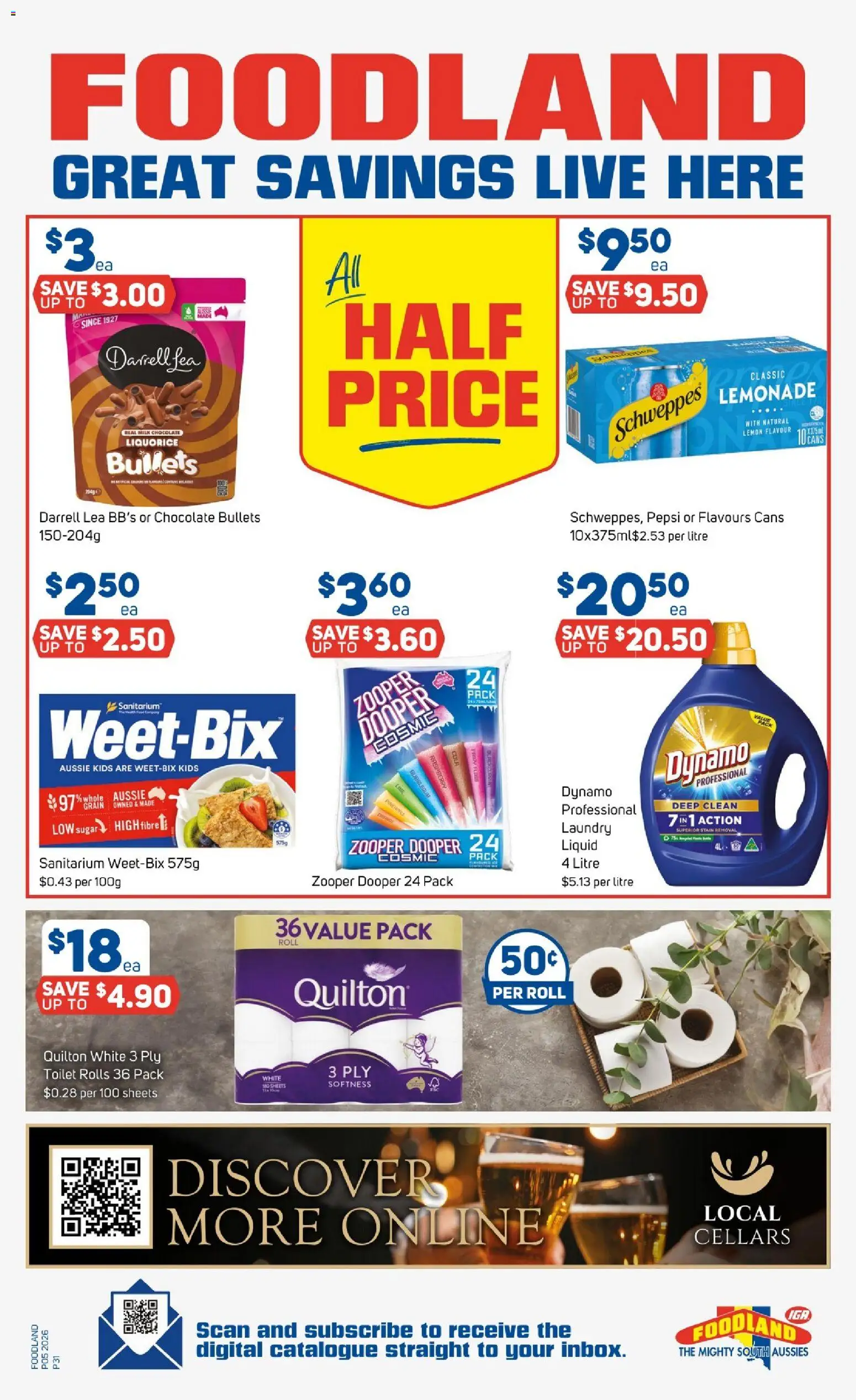 Foodland catalogue - valid from 28.01.2026 | Page: 31 | Products: Toilet, Sugar, Lemon, Digital