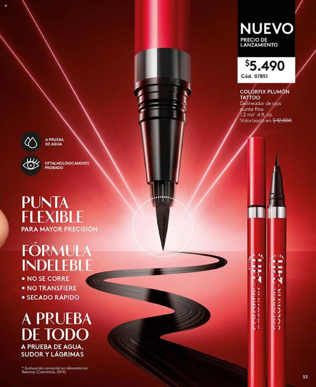 Catálogo Ésika Campaña 14 │ válido desde el 31.08.2025 | Página: 53 | Productos: Flexible, Delineador de ojos, Delineador, Plumón