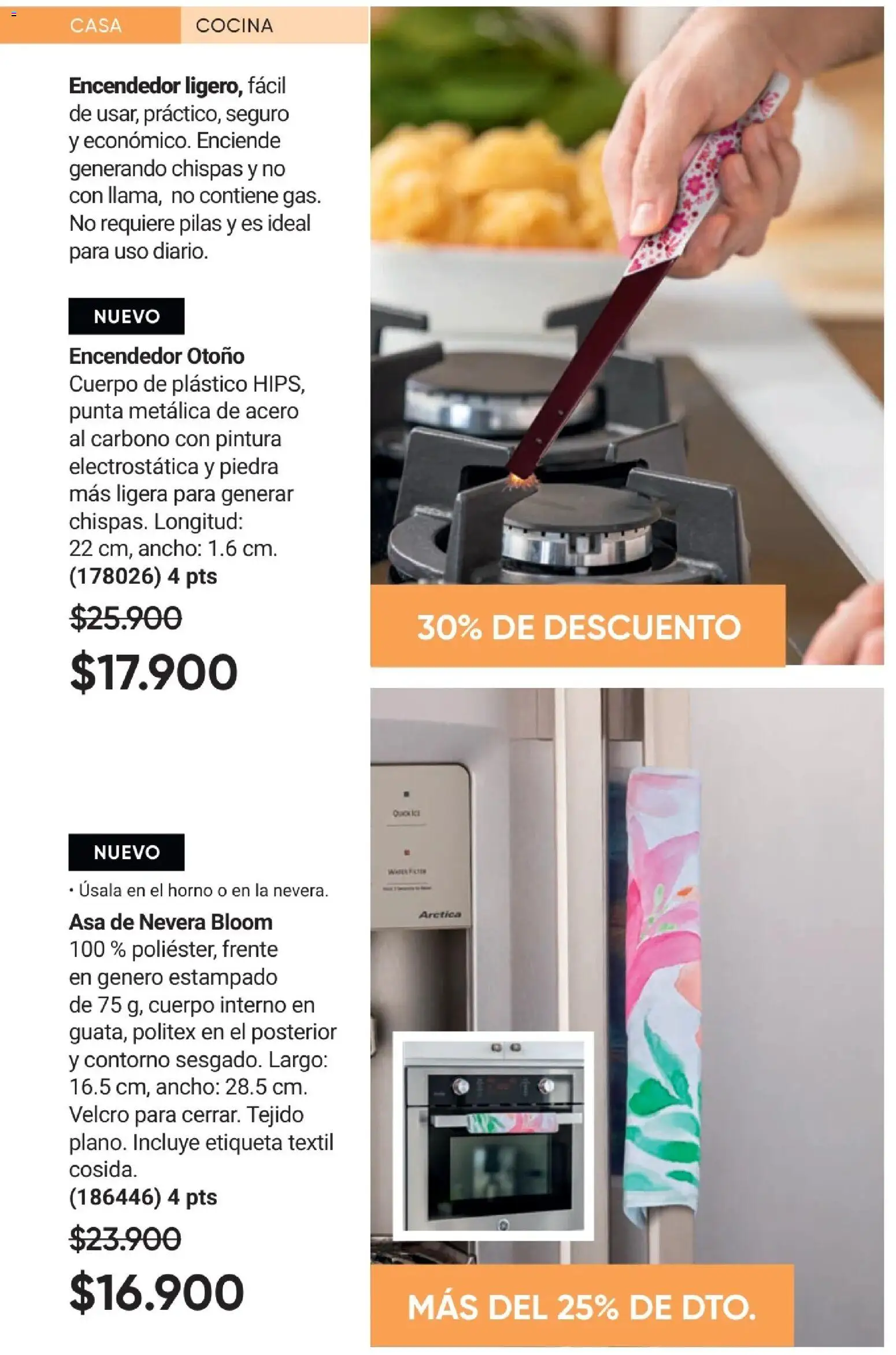 Avon revista - valida desde el 01.12.2025 | Página: 38 | Productos: Horno, El horno, Cocina, Encendedor