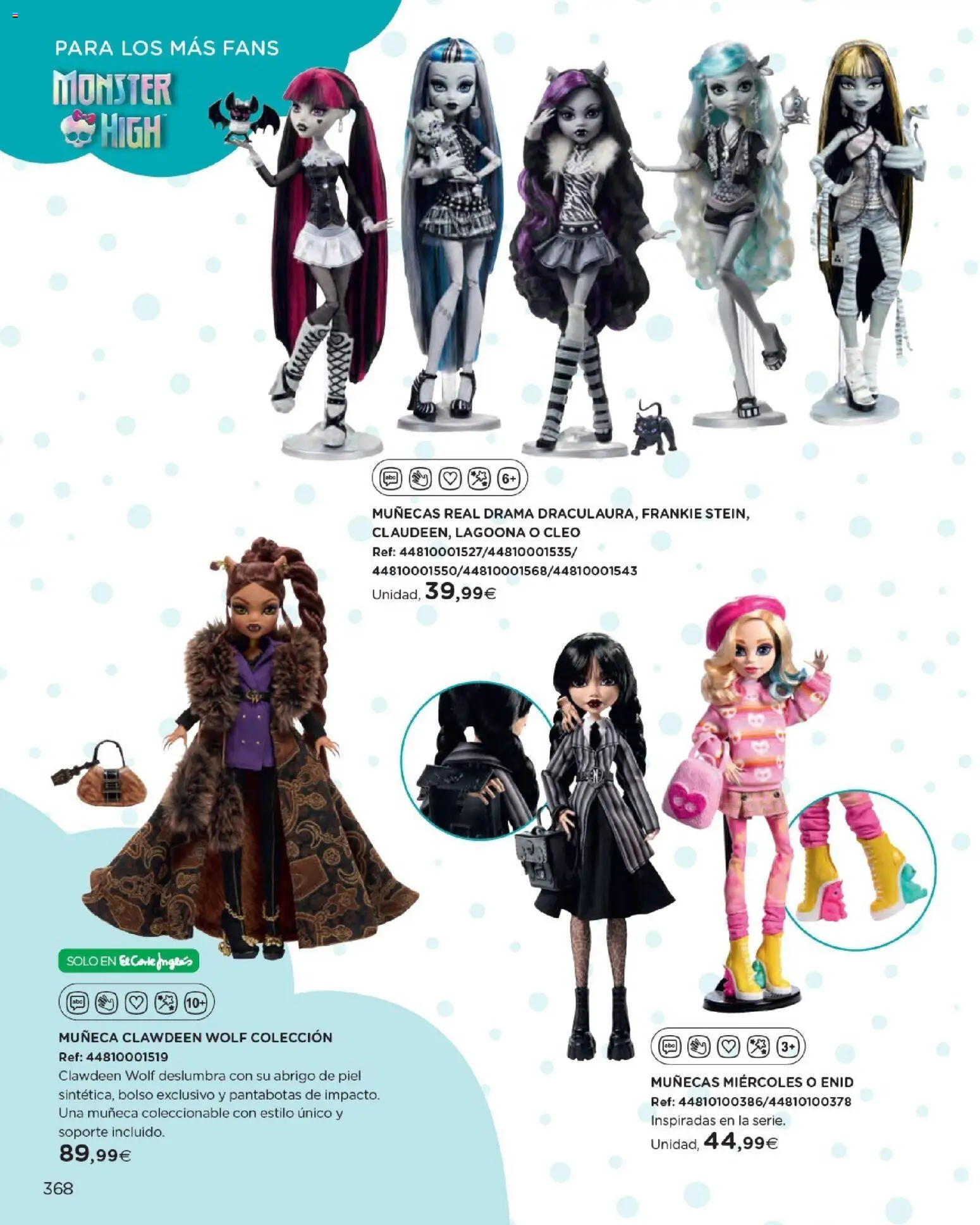 Nuevas ofertas de El Corte Inglés válidas en toda la República Mexicana desde el 27.10.2025. ¡Encuentra las mejores ofertas en El Corte Inglés catálogo Juguetes! | Página: 368 | Productos: Abrigo, Bolso