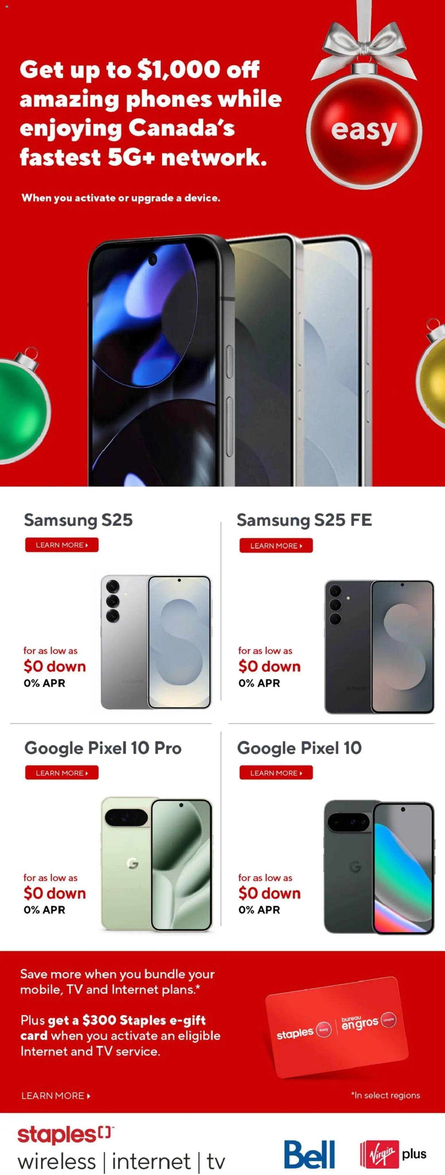 Staples flyer valid from 25.12.2025 | Page: 14 | Products: Tv