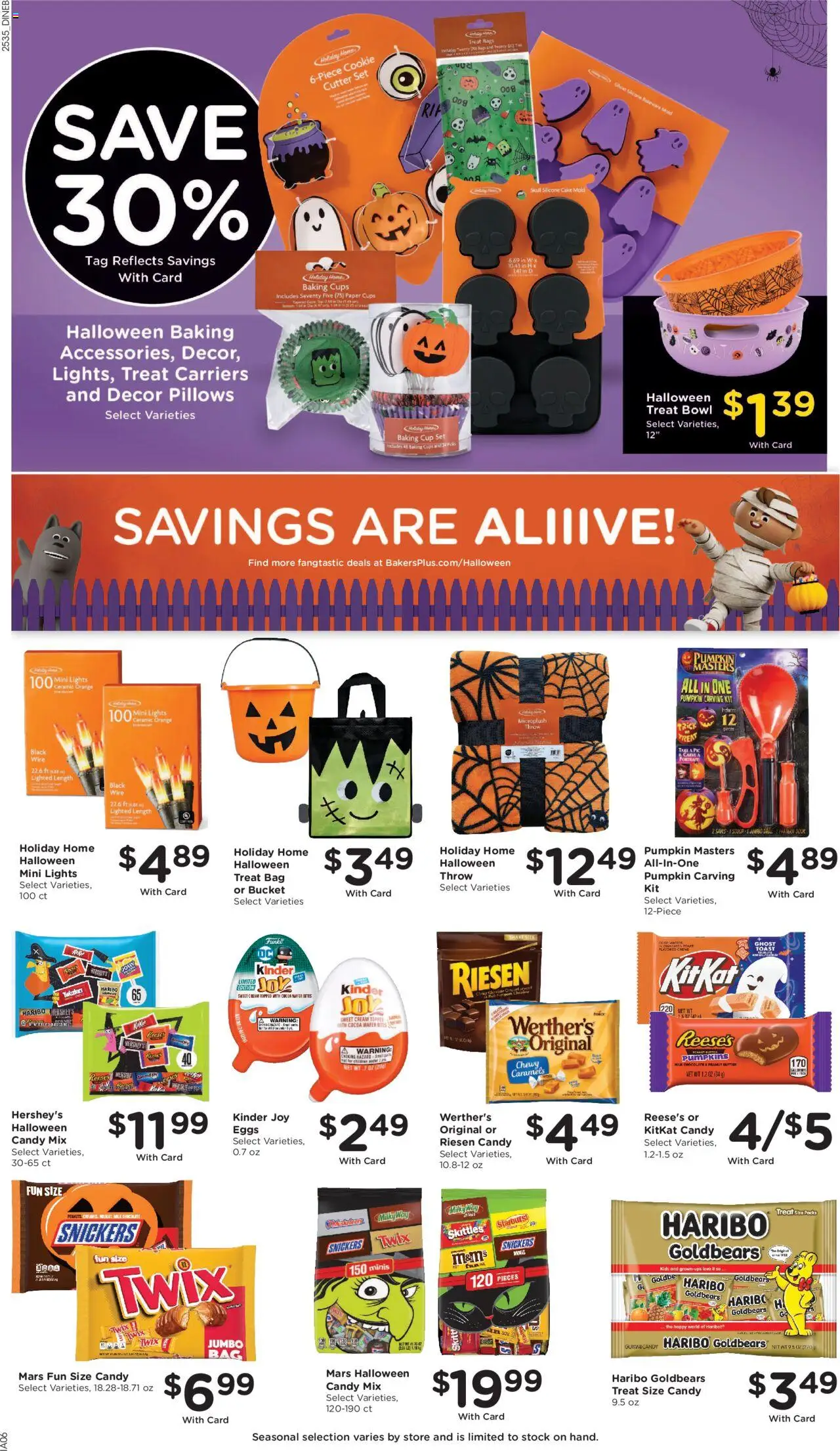 Baker's Weekly Ad - NE - valid from 01.10.2025 | Page: 12 | Products: Butter, Water, Pumpkin, Bag