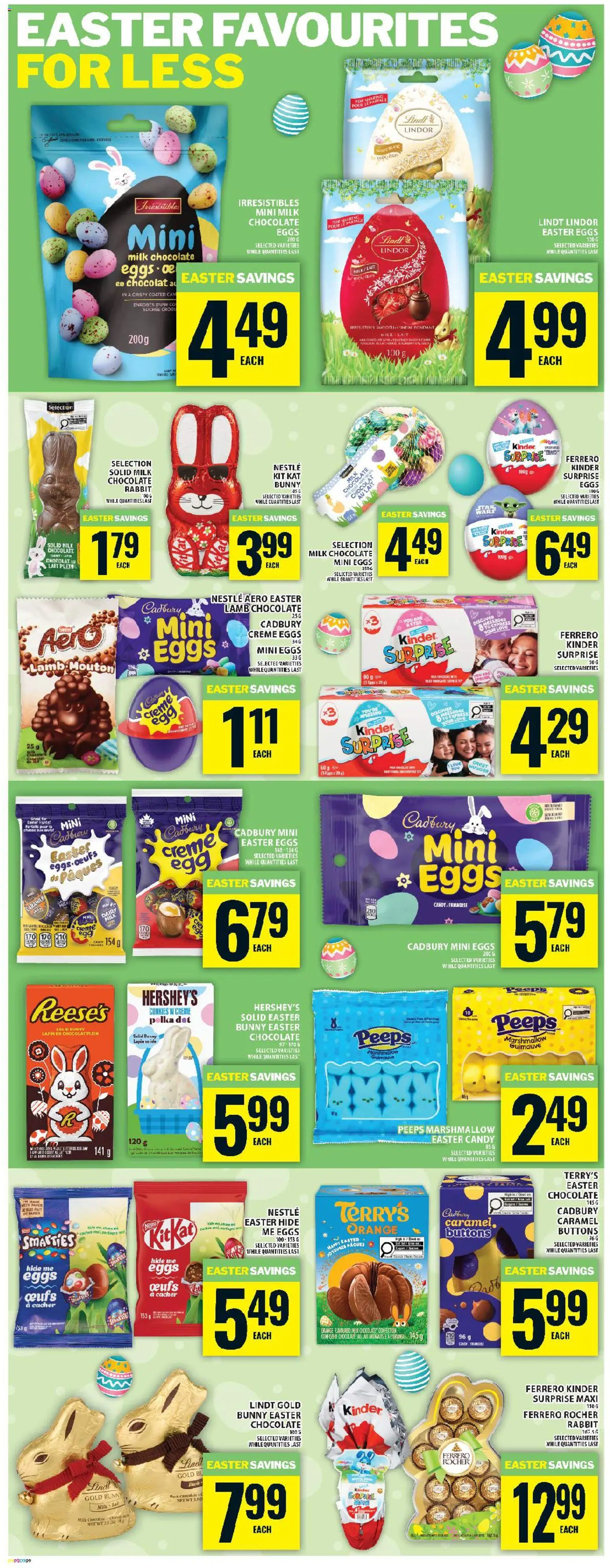 Food Basics flyer valid from 12.03.2026 | Page: 11 | Products: Milk, Eggs, Chocolate
