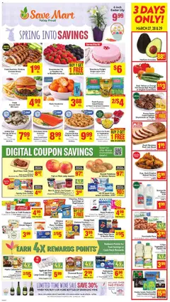Preview of Save Mart weekly ads valid from 25.03.2026
