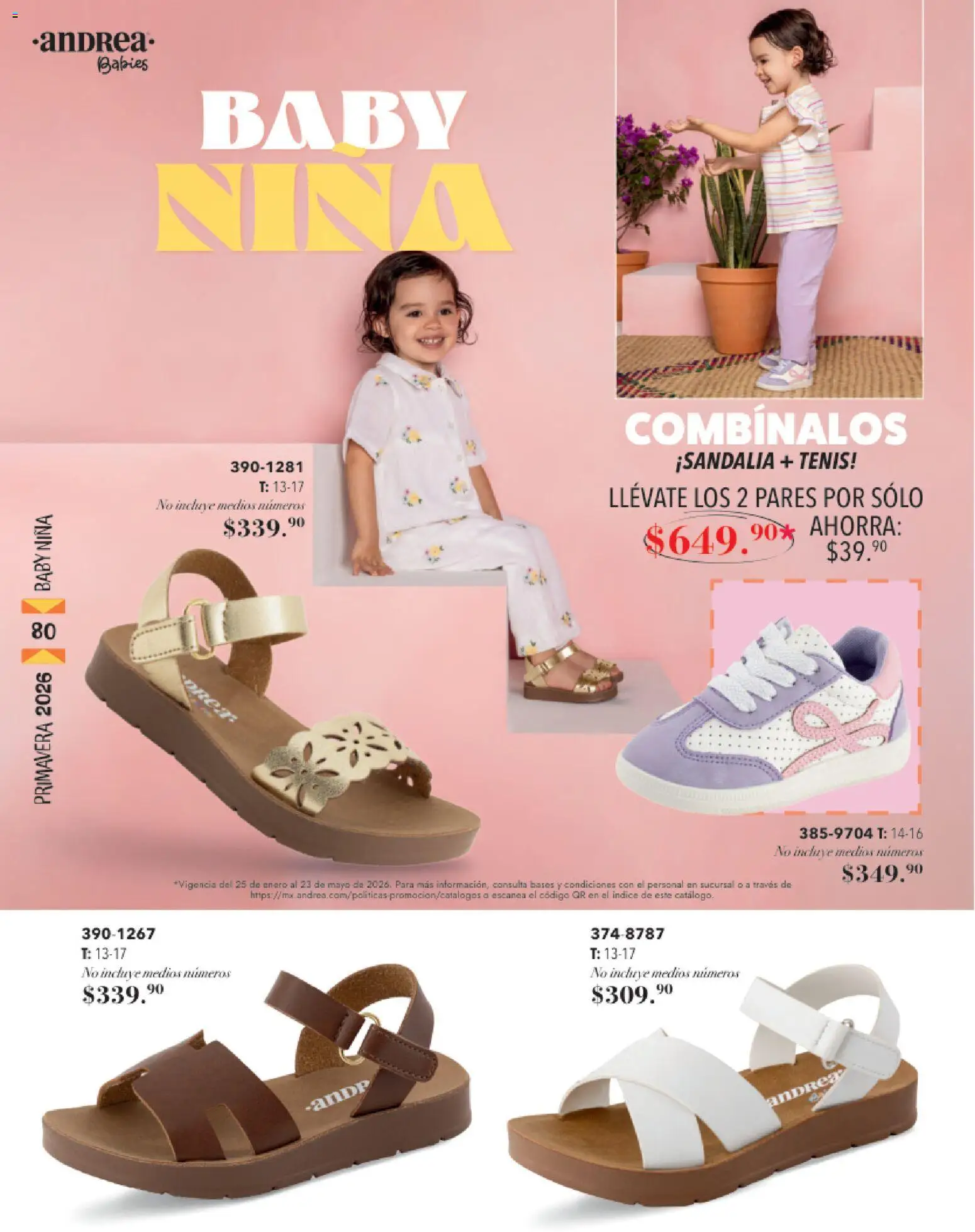 Nuevas ofertas de Andrea válidas en toda la República Mexicana desde el 25.01.2026. ¡Encuentra las mejores ofertas en Andrea catálogo Infantil Baby ! | Página: 4