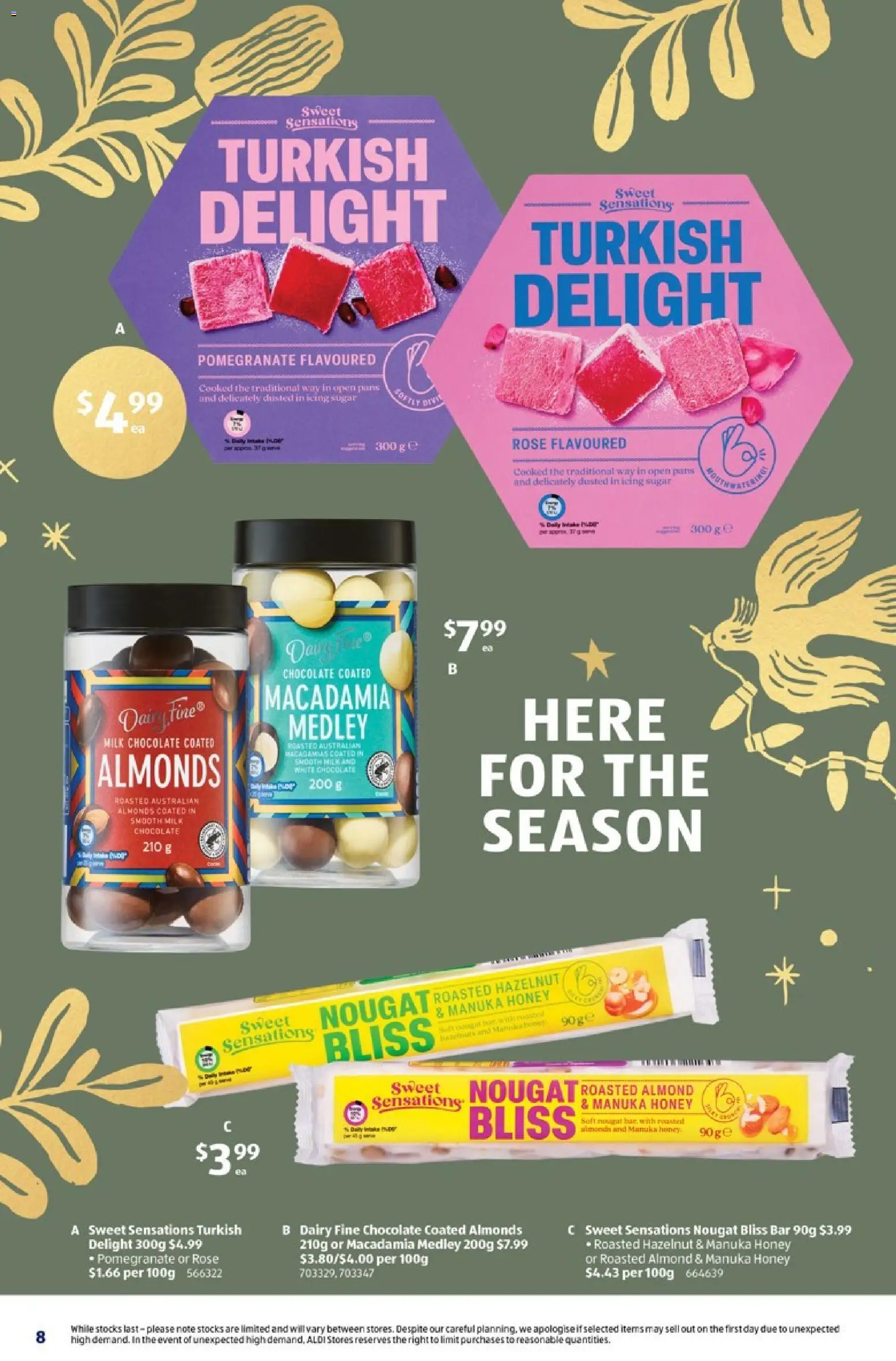 Aldi catalogue - valid from 19.11.2025 | Page: 8 | Products: Dairy, Honey, Pomegranate, Sugar