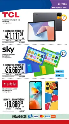 Vista previa La Anonima catálogo válido desde el 09.04.2026 | Página: 35 | Productos: Tablet