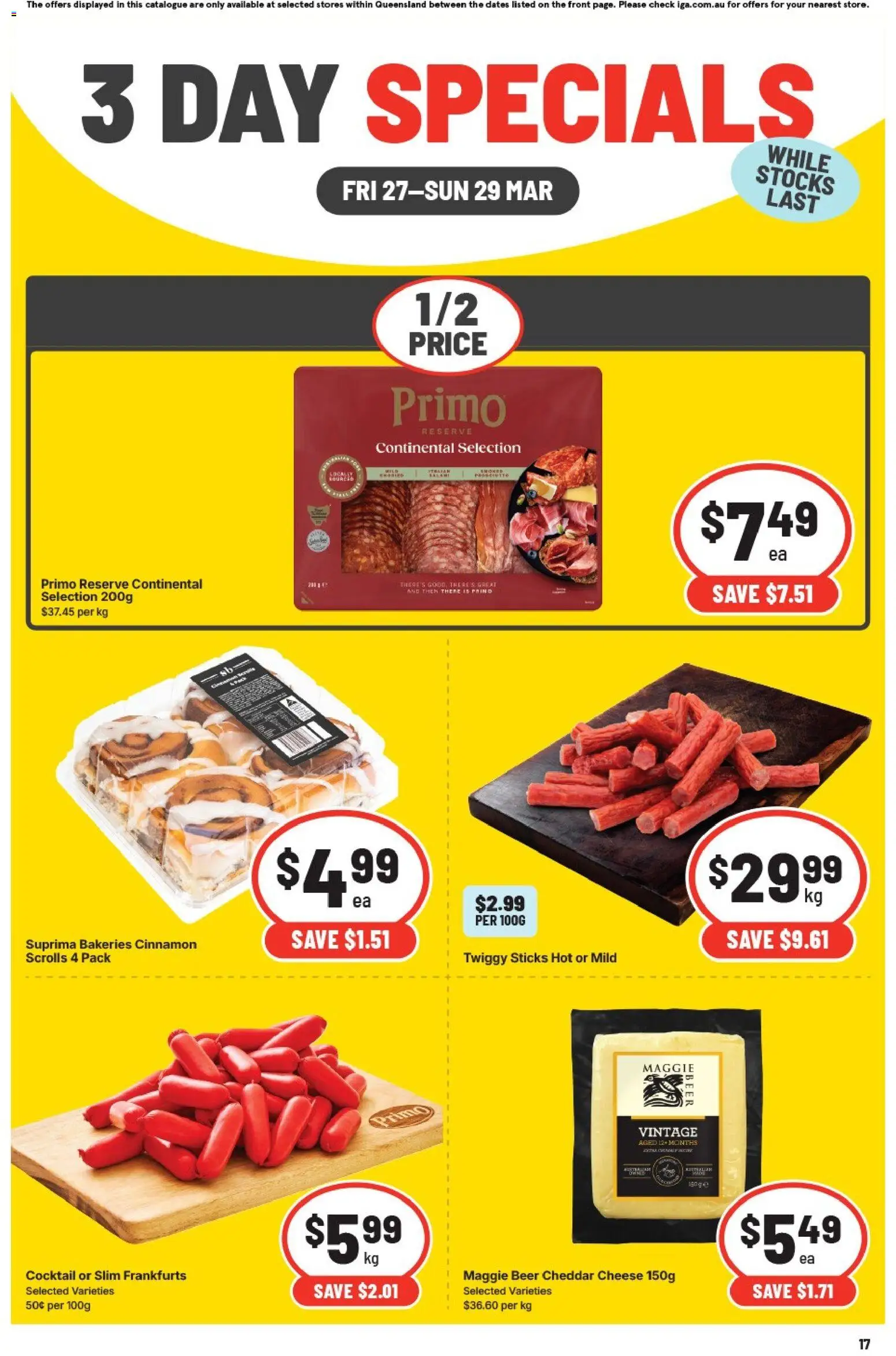 IGA catalogue - valid from 27.03.2026 | Page: 2 | Products: Cheese, Beer