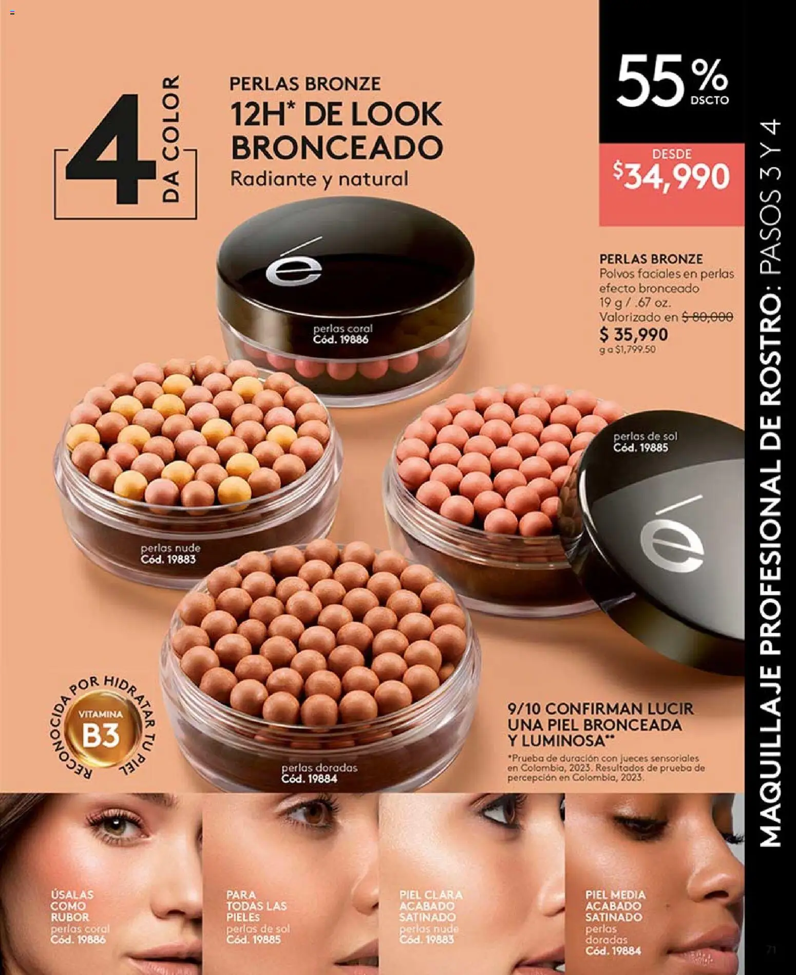 Ésika revista - valida desde el 24.04.2026 | Página: 71 | Productos: Rubor, Maquillaje