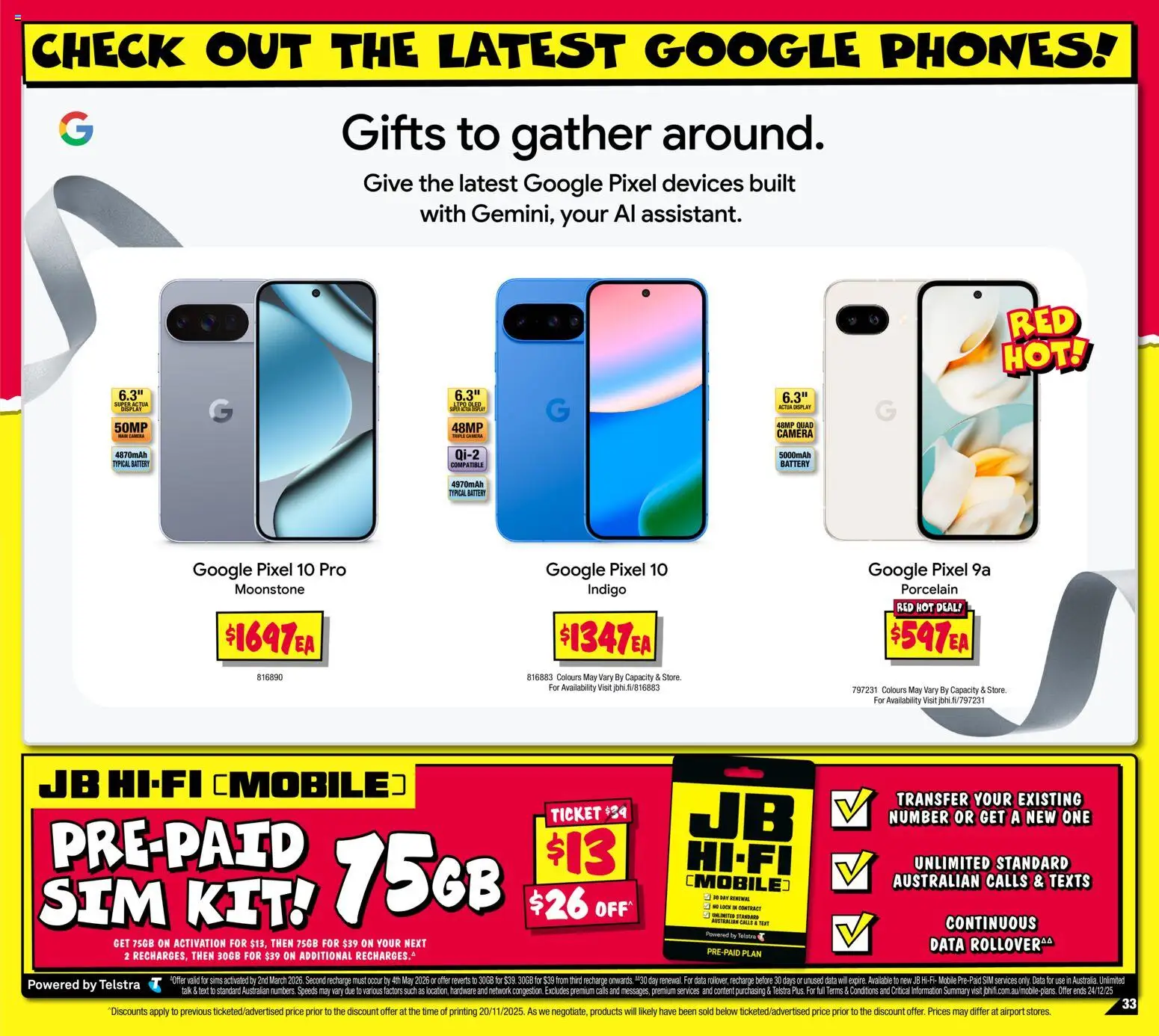 JB Hi-Fi catalogue - valid from 04.12.2025 | Page: 33 | Products: Battery, Camera, Mobile