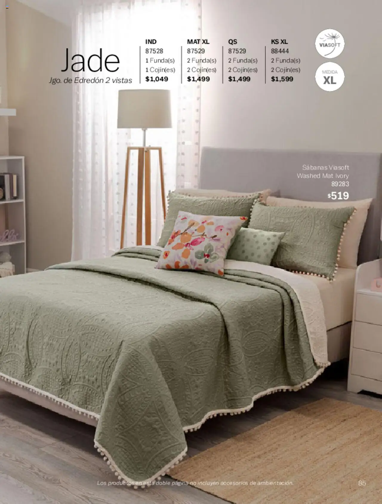 Nuevas ofertas de Vianney válidas en toda la República Mexicana desde el 07.03.2025. ¡Encuentra las mejores ofertas en Vianney catálogo Primavera! | Página: 87 | Productos: Sabanas