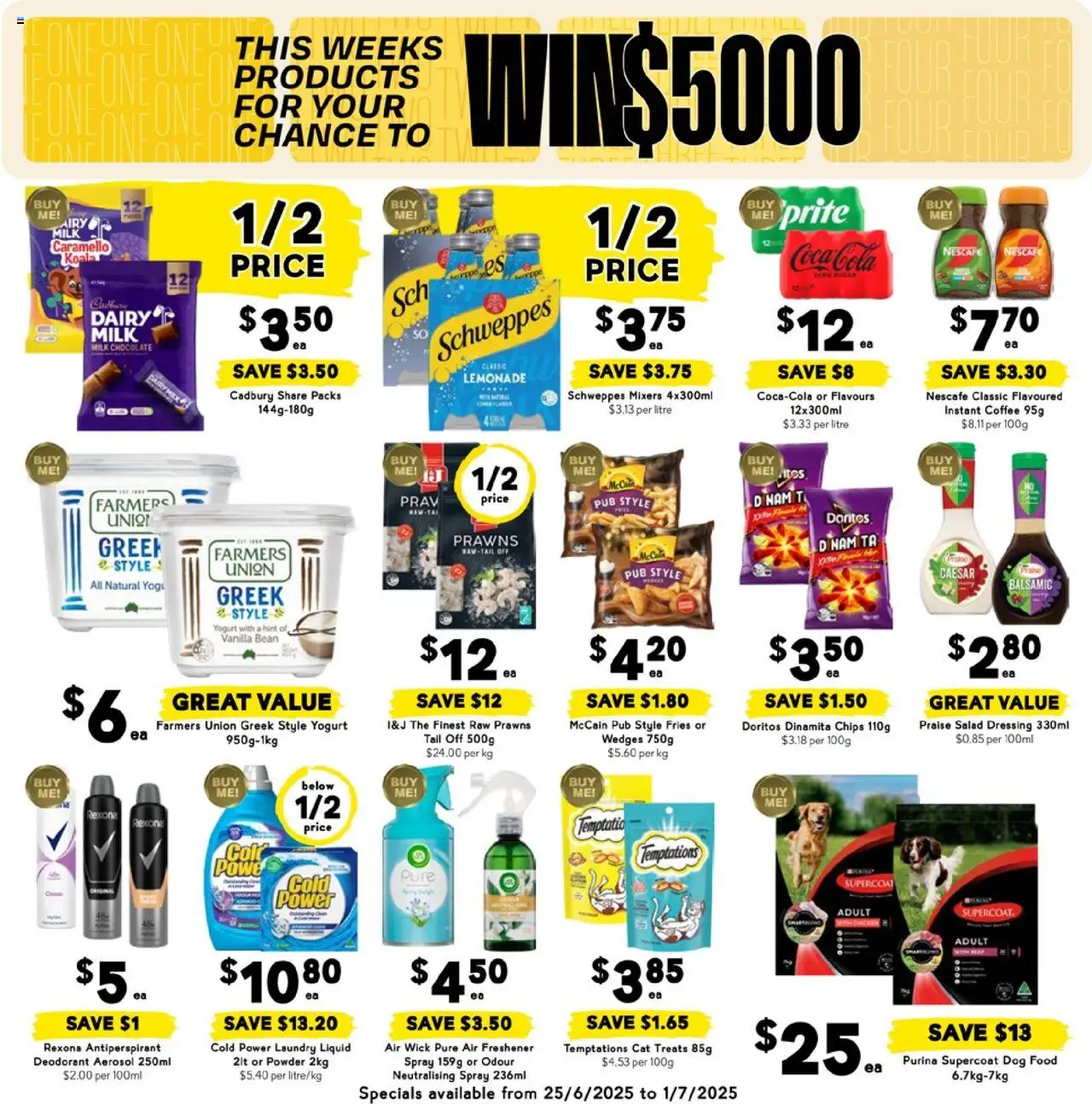 Drakes catalogue - valid from 25.06.2025 | Page: 3 | Products: Powder, Chocolate, Antiperspirant, Dog food