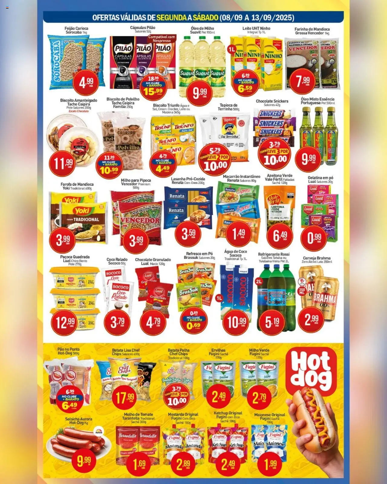 Rede Bom Lugar Folheto - válido de 08.09.2025 | Página: 2 | Produtos: Biscoito, Milho verde, Lasanha, Paçoca