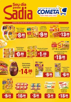 Cometa Supermercados ofertas Sadia & Perdigão - Pré-Visualização do folheto da loja Cometa Supermercados, válido de 16.03.2026