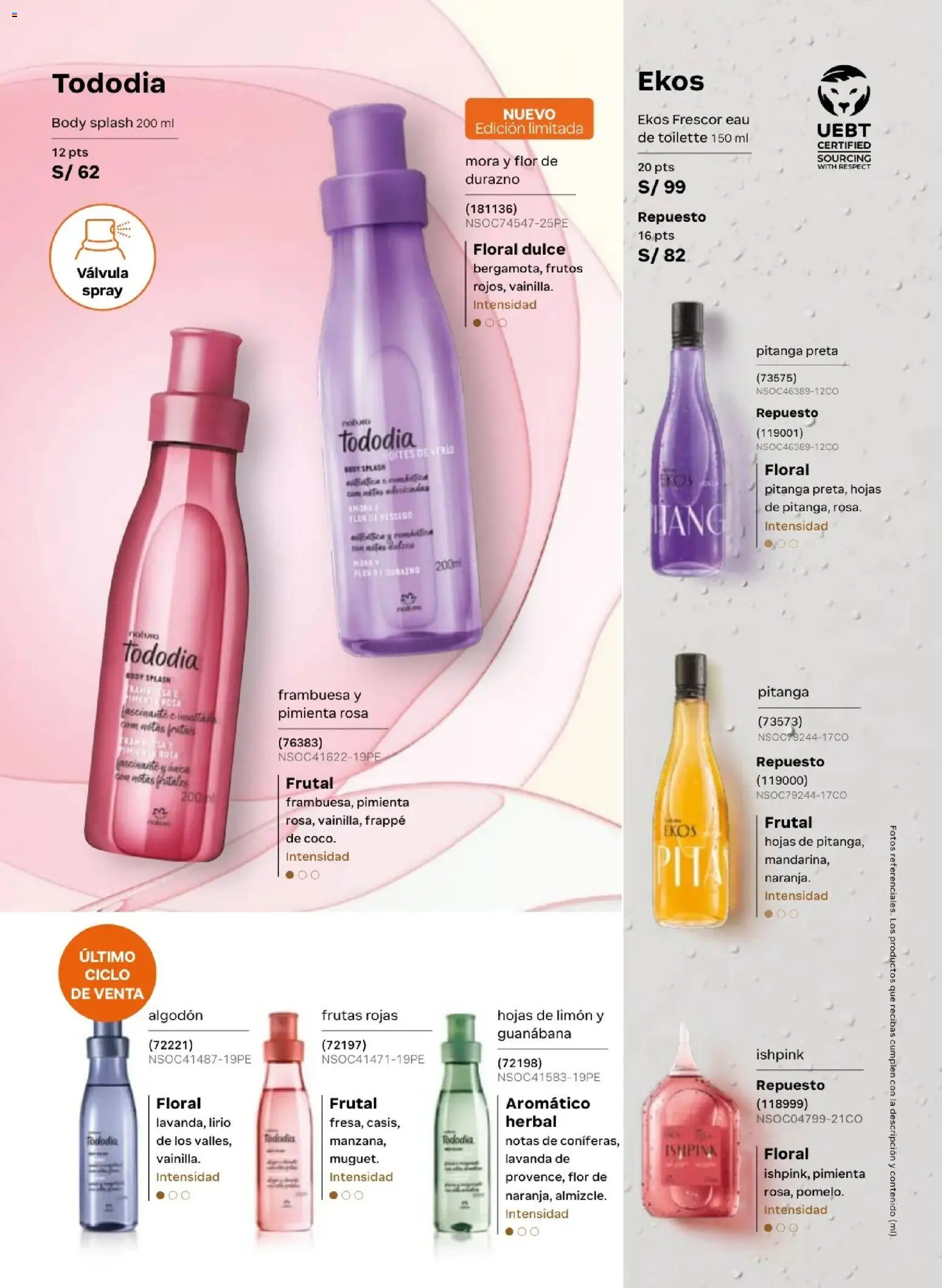 Catálogo Natura válido desde 10.03.2026 | Página: 63 | Productos: EAU de Toilette