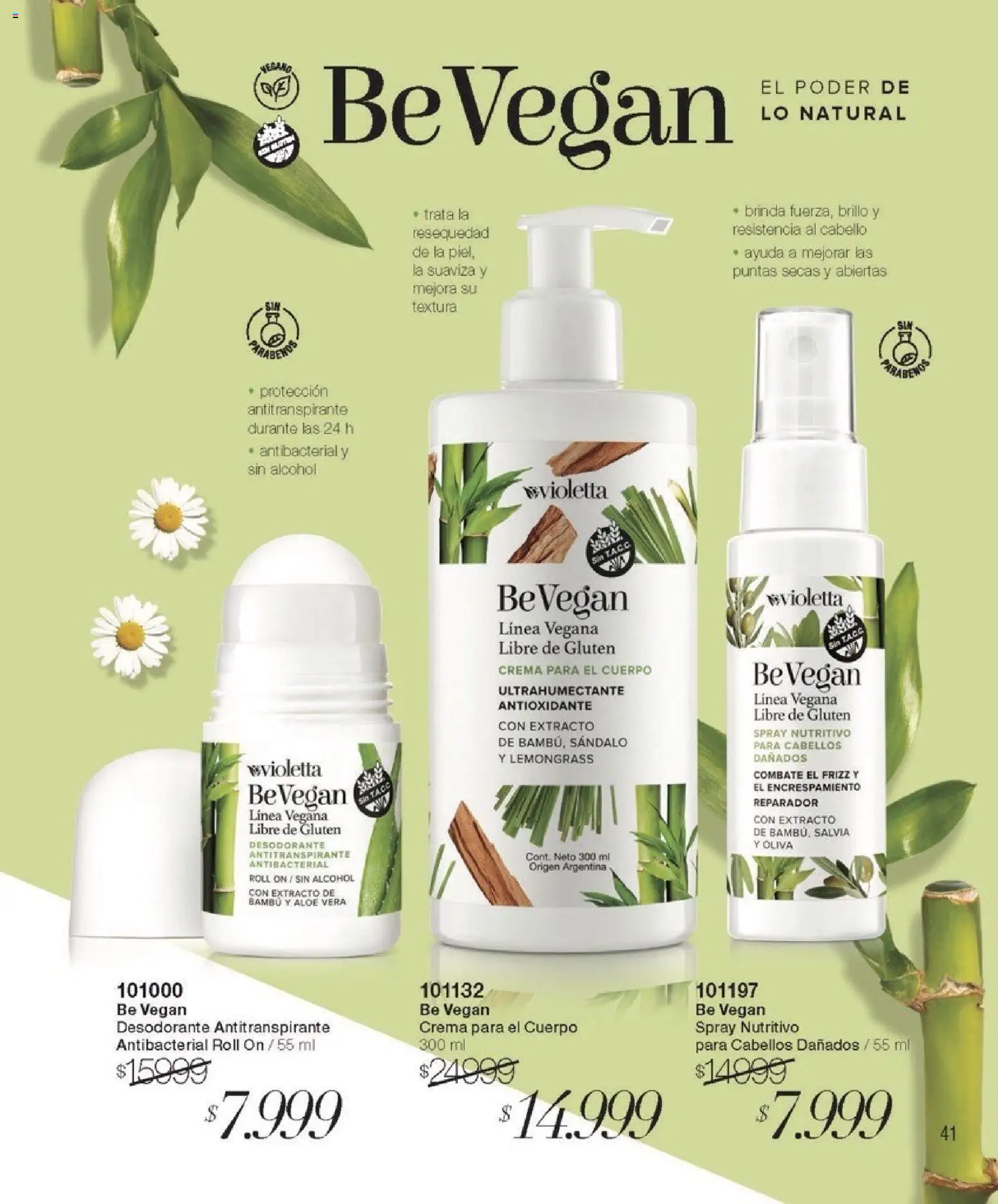 Violetta catálogo │ válido desde el 01.02.2026 | Página: 41 | Productos: Crema para el cuerpo, Brillo, Antitranspirante, Oliva