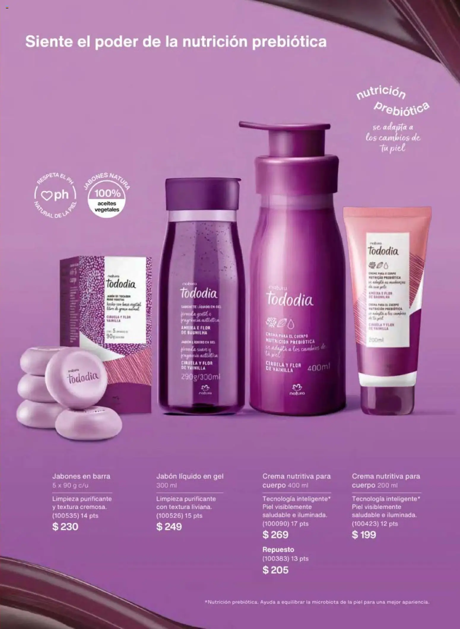 Nuevas ofertas de Natura válidas en toda la República Mexicana desde el 30.01.2026. ¡Encuentra las mejores ofertas en Natura campaña 3 2026! | Página: 107 | Productos: Jabón líquido, Crema, Barra, Jabón