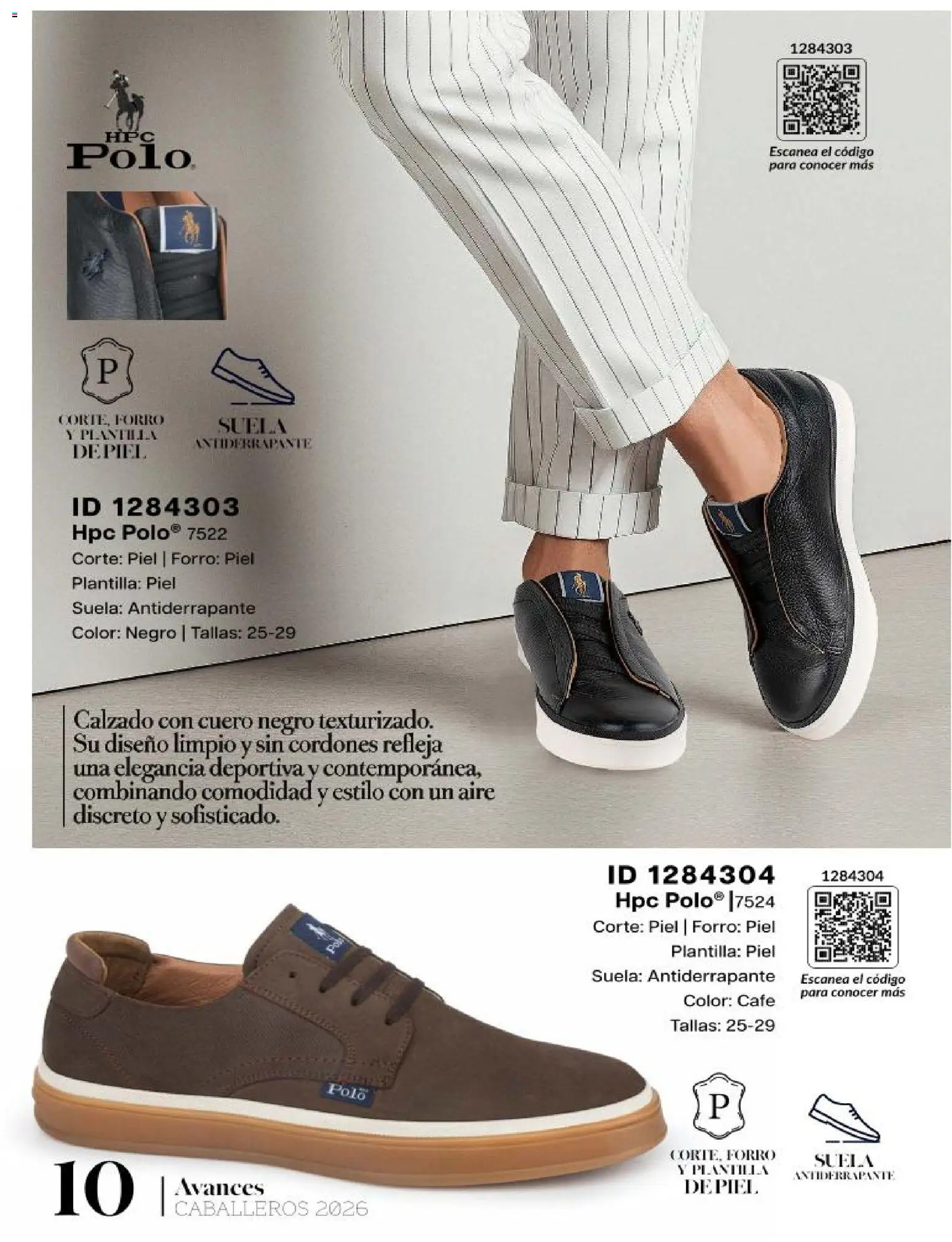 Nuevas ofertas de Price Shoes válidas en toda la República Mexicana desde el 15.11.2025. ¡Encuentra las mejores ofertas en Price Shoes catálogo Avances Caballeros 2026! | Página: 10 | Productos: Café, Cordones