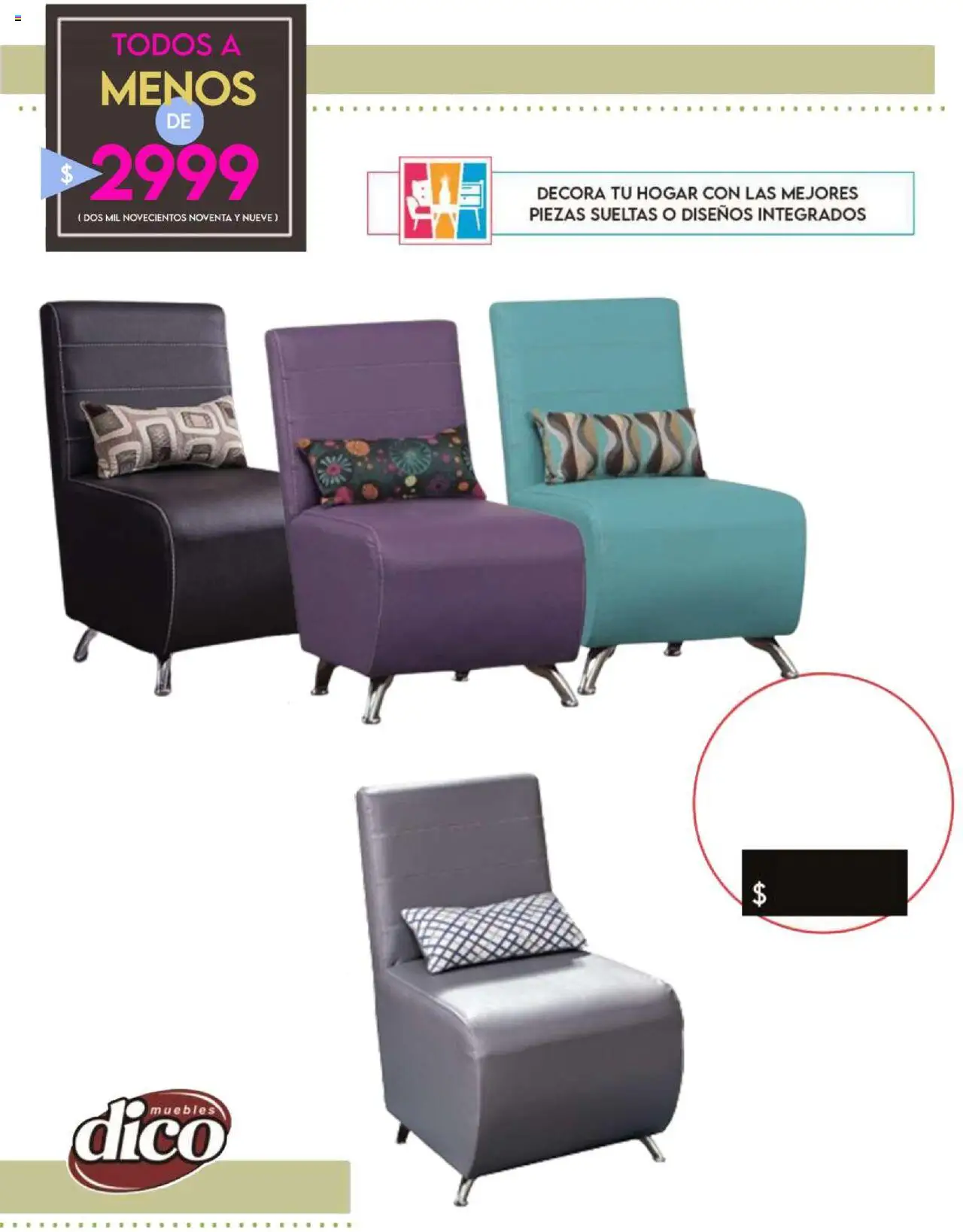 Nuevas ofertas de Muebles Dico válidas en toda la República Mexicana desde el 16.10.2025. ¡Encuentra las mejores ofertas en Muebles Dico - Catálogo Precios Inigualables! | Página: 10