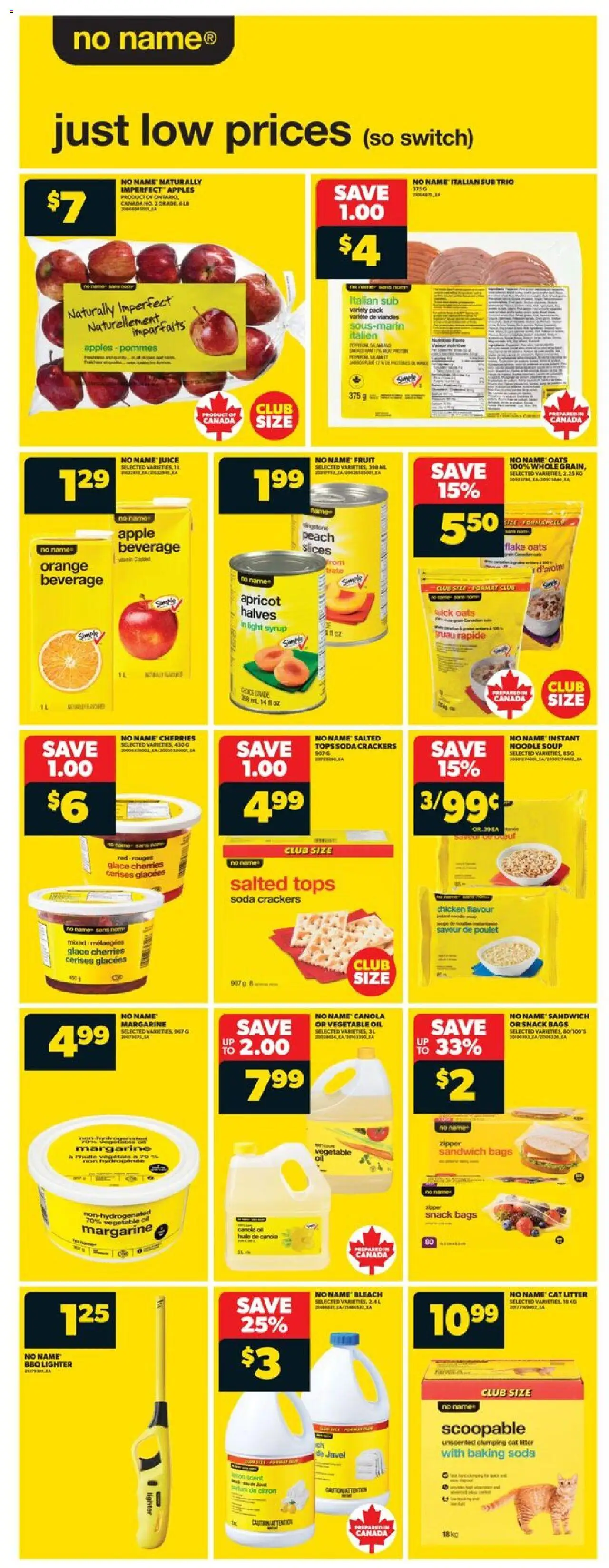 Real Canadian Superstore flyer valid from 16.10.2025 | Page: 8 | Products: Oil, Juice, Chicken, Apples