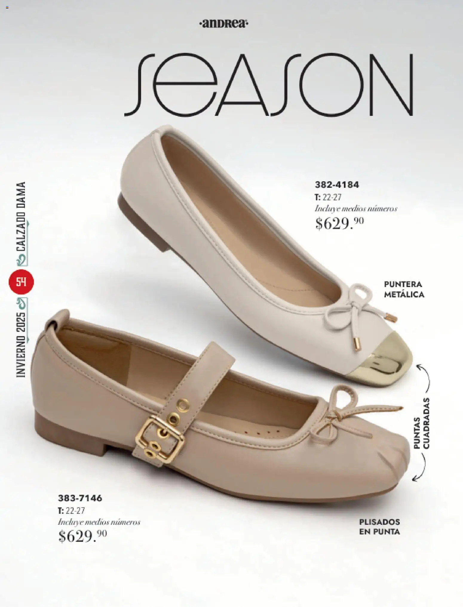 Nuevas ofertas de Andrea válidas en toda la República Mexicana desde el 26.11.2025. ¡Encuentra las mejores ofertas en Andrea catálogo Invierno! | Página: 54