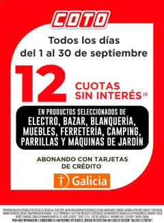 Vista previa Coto ofertas Septiembre válido desde el 01.09.2025