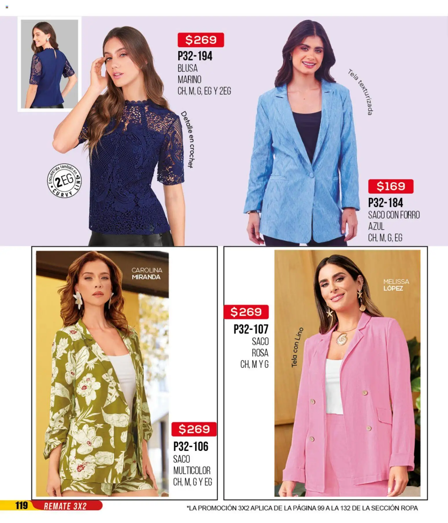 Nuevas ofertas de Cklass válidas en toda la República Mexicana desde el 16.02.2026. ¡Encuentra las mejores ofertas en Cklass catálogo Remate Ropa! | Página: 120 | Productos: Blusa, Ropa