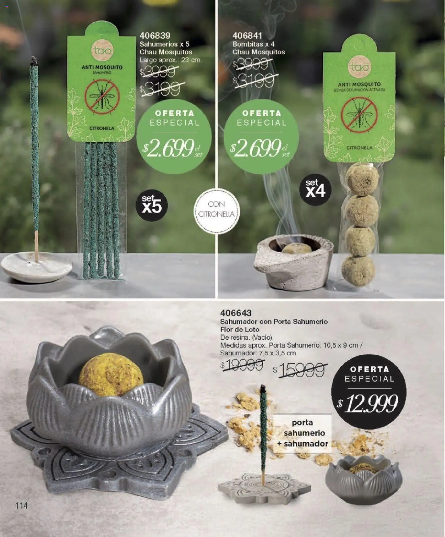 Violetta - Violetta Cosméticos │ válido desde el 05.02.2026 | Página: 114 | Productos: Sahumerio, Porta sahumerio, Citronela