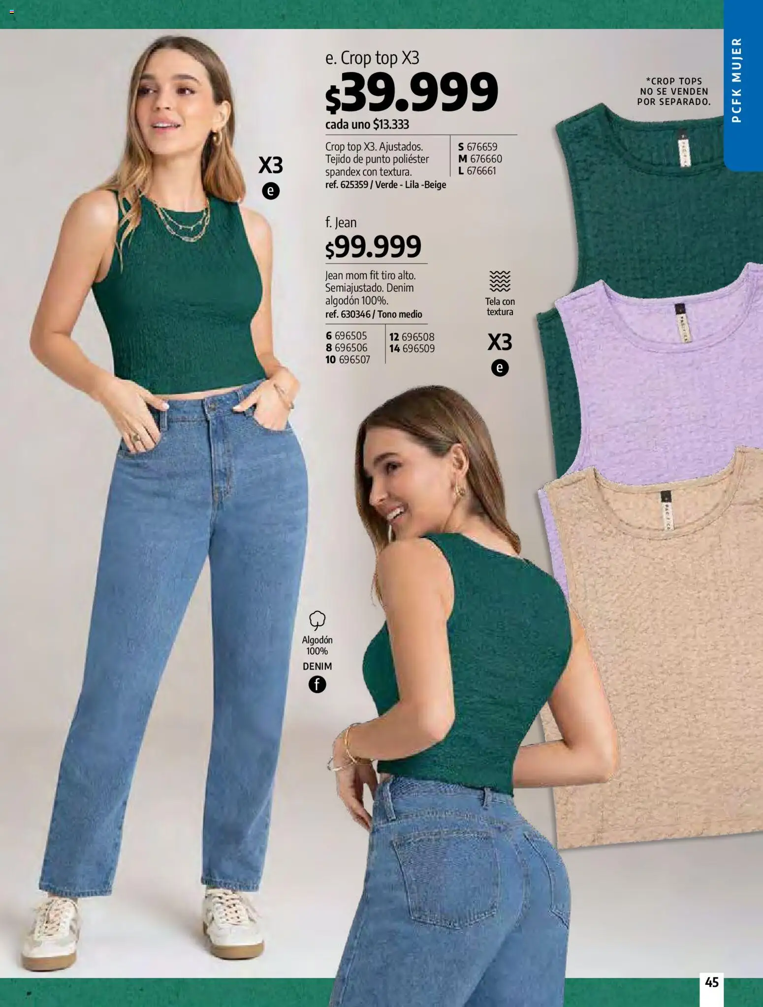Pacifika revista - valida desde el 01.04.2026 | Página: 45 | Productos: Algodón, Jean, Top