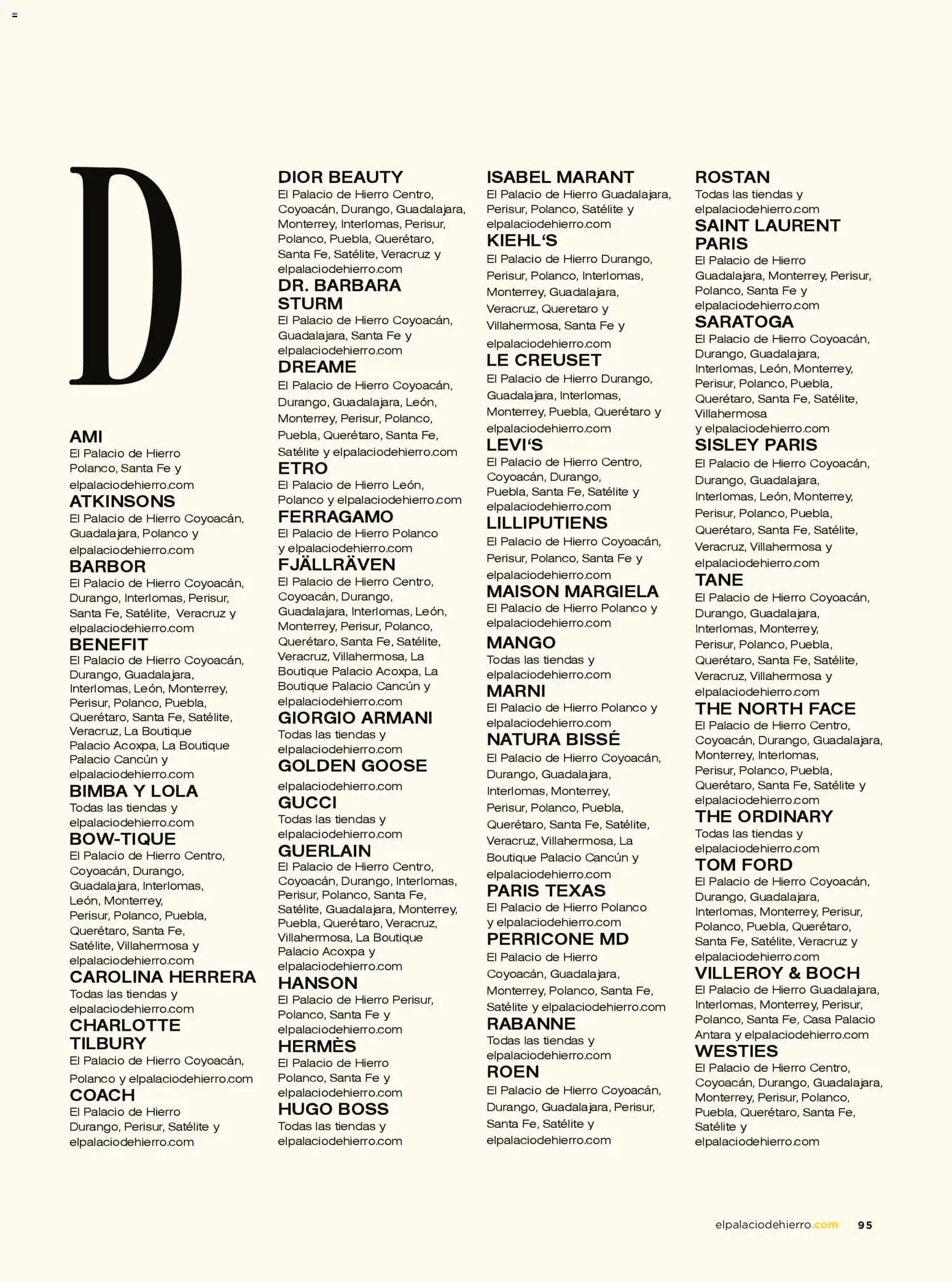 Nuevas ofertas de Palacio De Hierro válidas en toda la República Mexicana desde el 01.11.2025. ¡Encuentra las mejores ofertas en Palacio De Hierro catálogo! | Página: 97