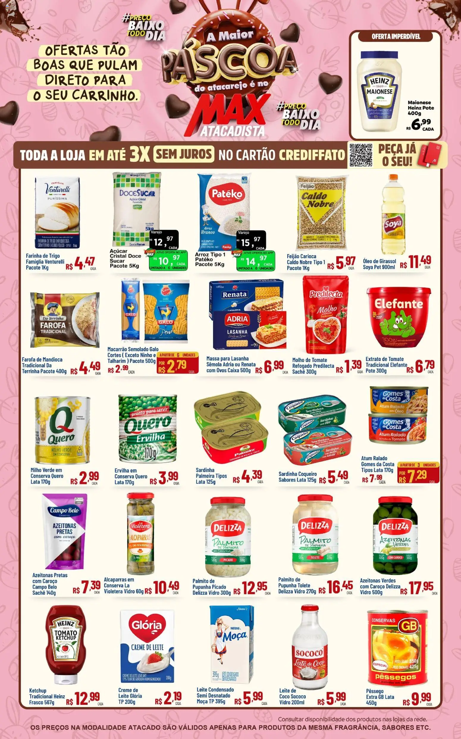 Max Atacadista Folheto - válido de 31.03.2026 | Página: 2 | Produtos: Pupunha, Ervilha, Maionese, Atum