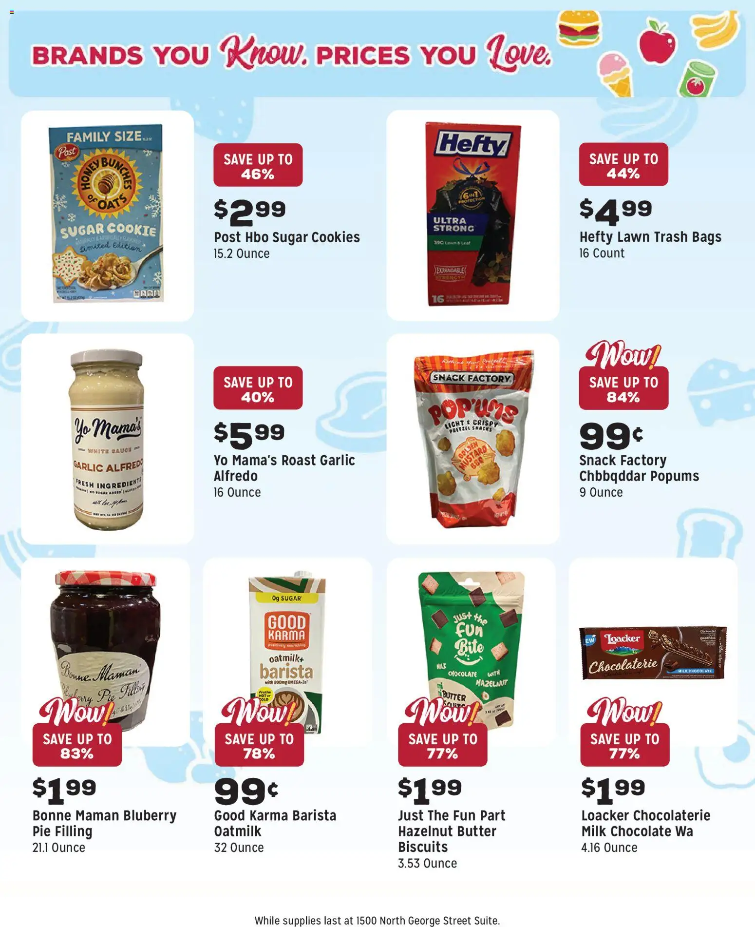 Grocery Outlet Weekly Ad - PA - valid from 18.02.2026 | Page: 11 | Products: Milk, Chocolate, Sauce, Garlic