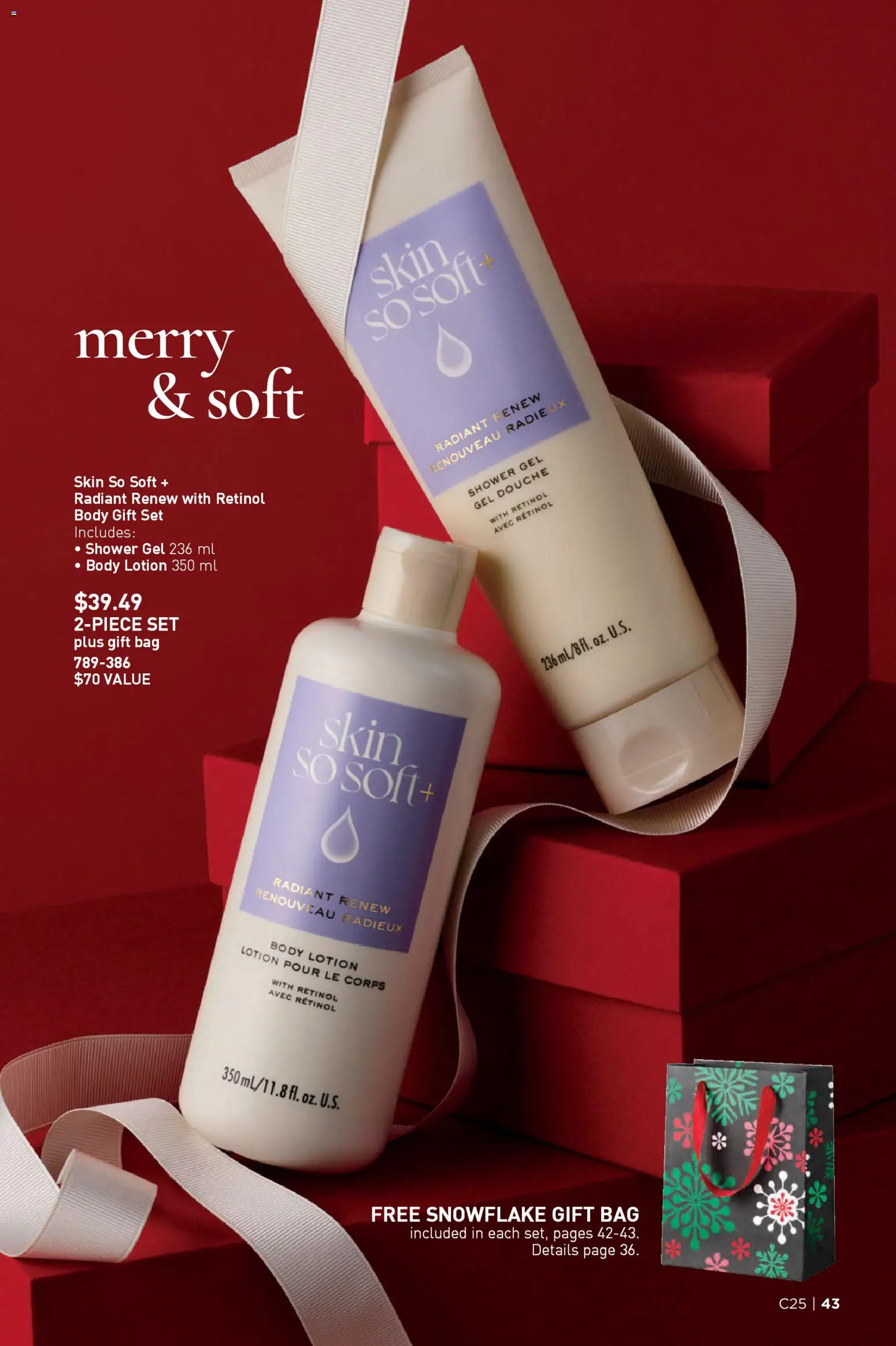 Avon flyer valid from 04.12.2025 | Page: 43 | Products: Bag, Body lotion, Shower