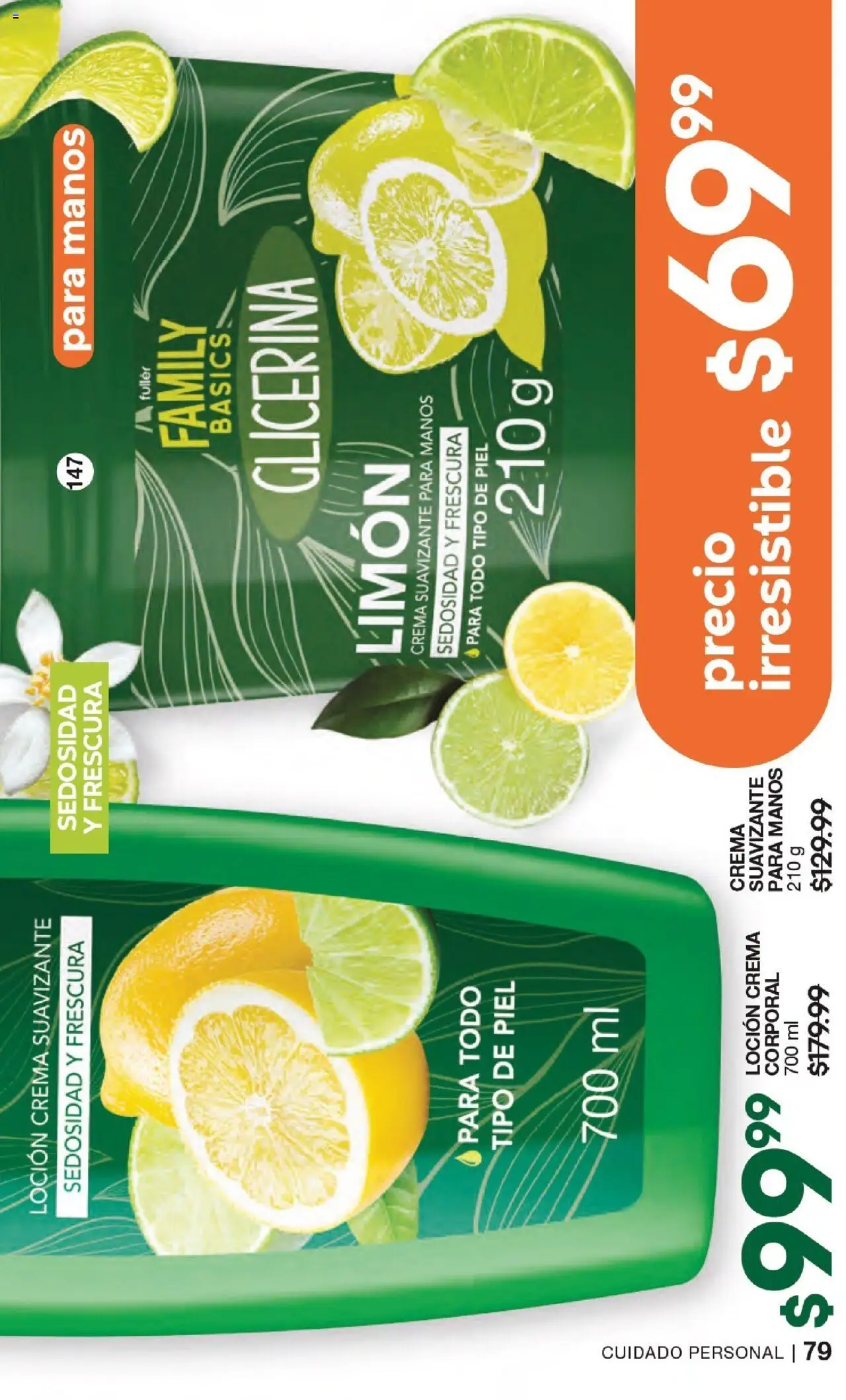 Nuevas ofertas de Fuller válidas en toda la República Mexicana desde el 17.09.2025. ¡Encuentra las mejores ofertas en Fuller - Campaña 12 2025! | Página: 79 | Productos: Crema, Limón, Loción, Suavizante