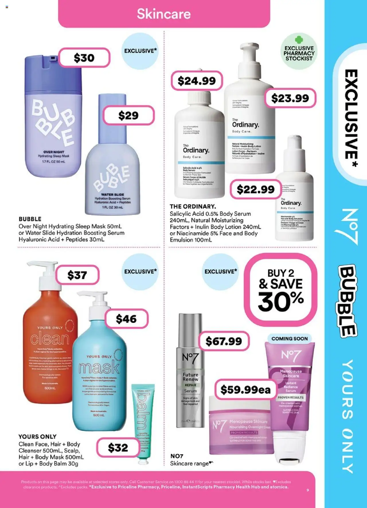 Priceline Pharmacy catalogue - valid from 02.07.2025 | Page: 9 | Products: Lotion, Cream, Body lotion, Body mask